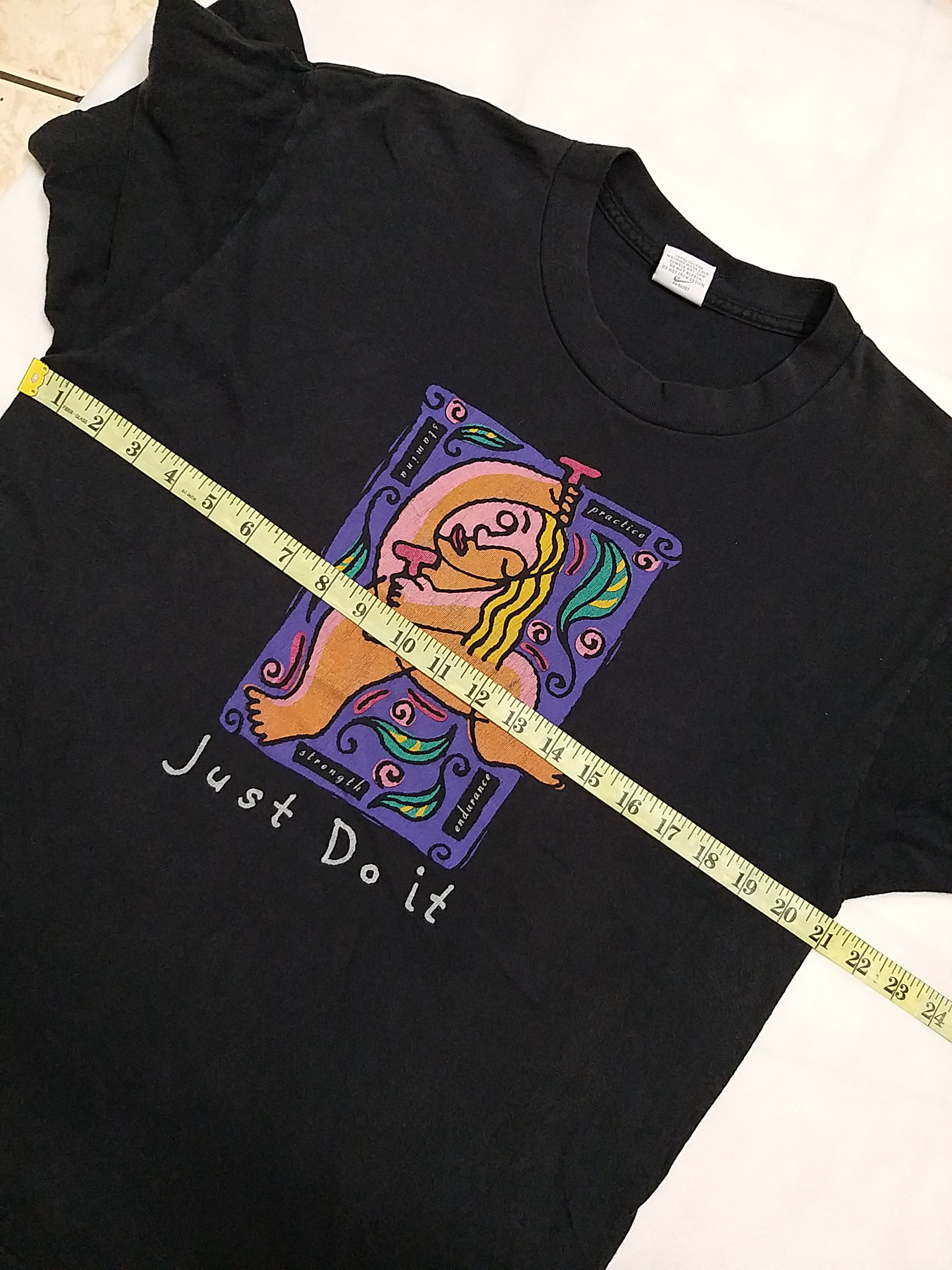 Nike VINTAGE 90'S NIKE JUST DO IT GRAY TAG/LABEL T SHIRT Size US M / EU 48-50 / 2 - 5 Thumbnail