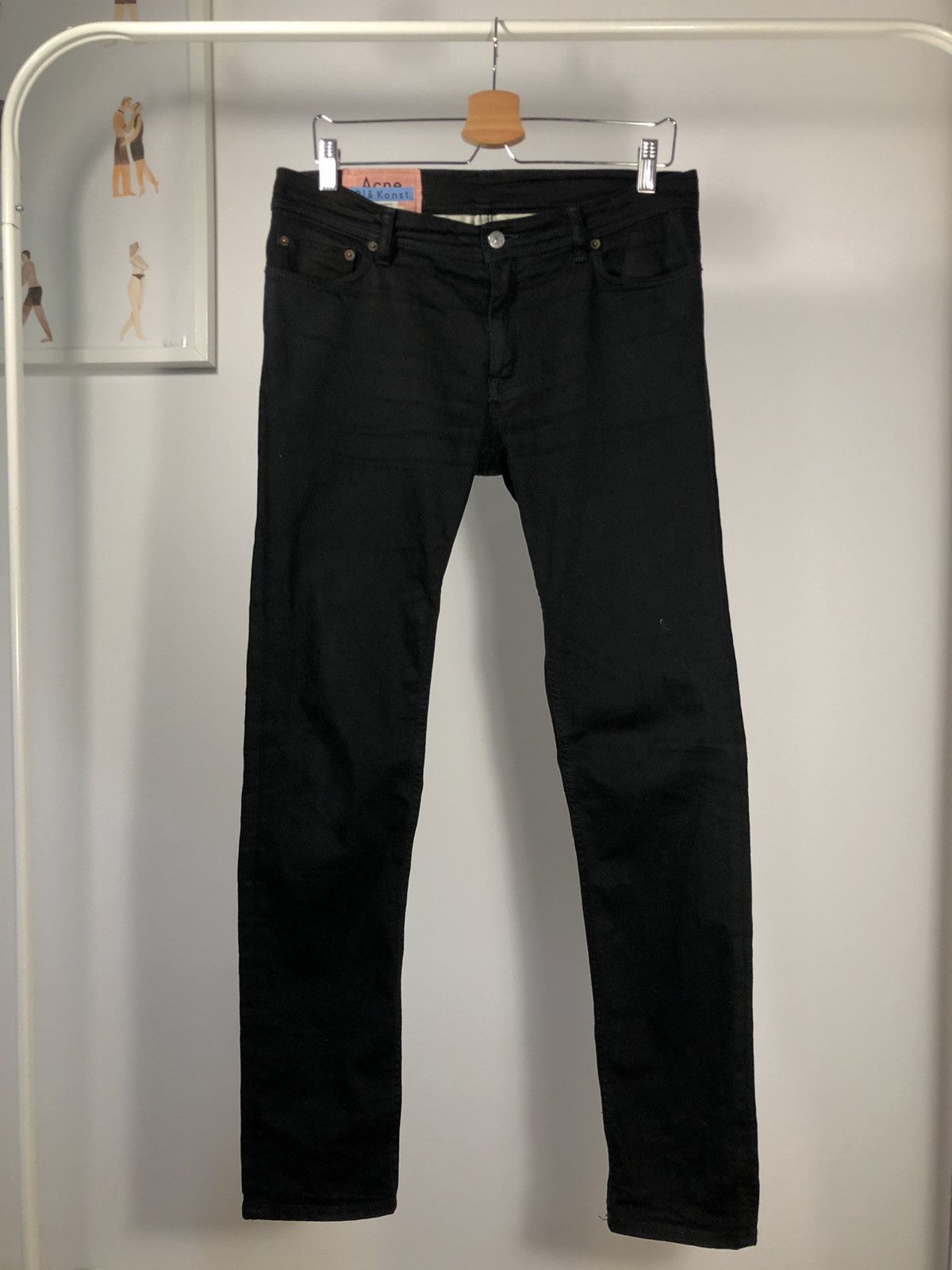 Acne Studios Bla konst denim jeans black 😎 | Grailed