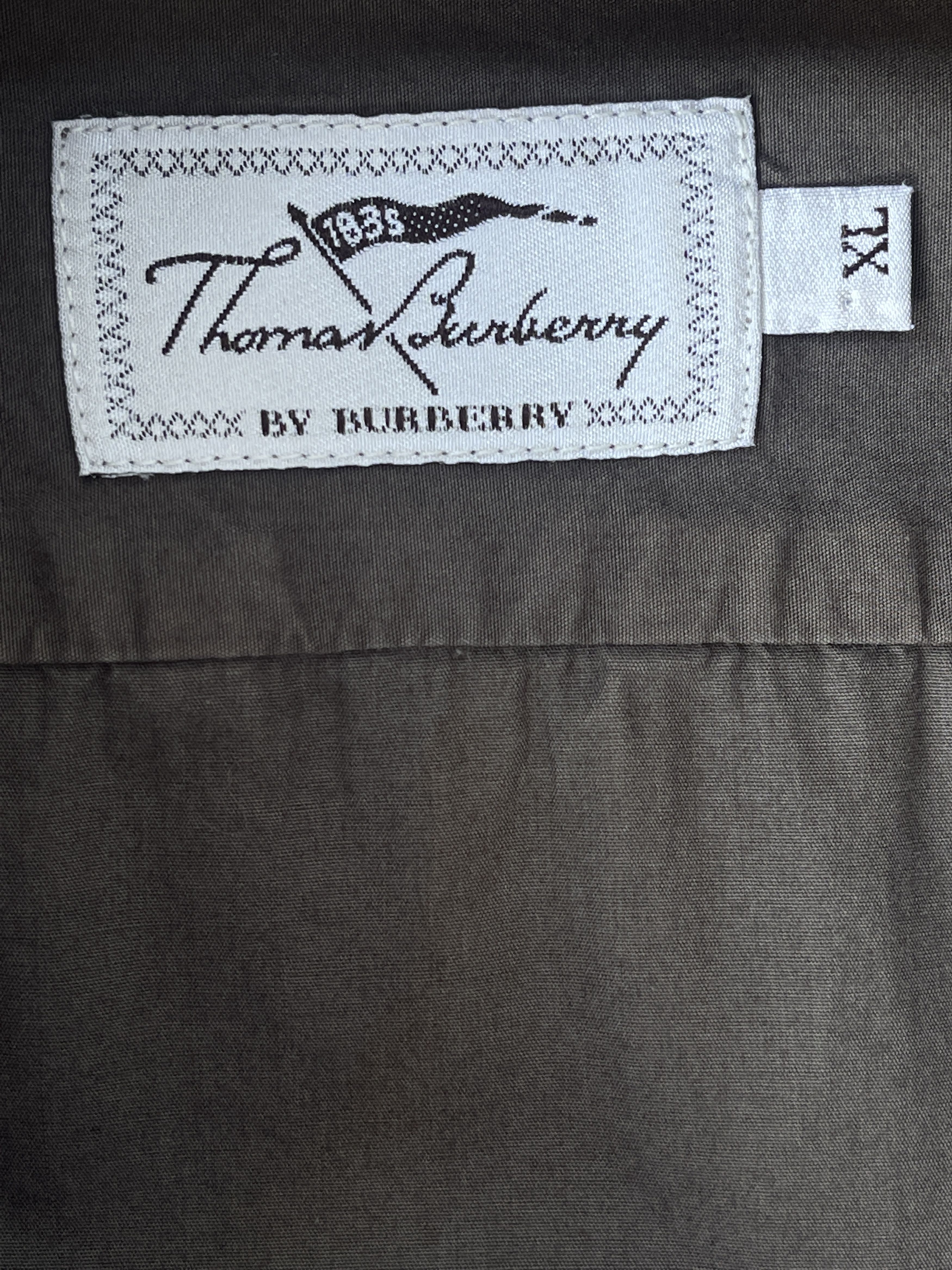 Burberry TB Burberry vintage shirt kaki rare size xl Size US XL / EU 56 / 4 - 6 Thumbnail