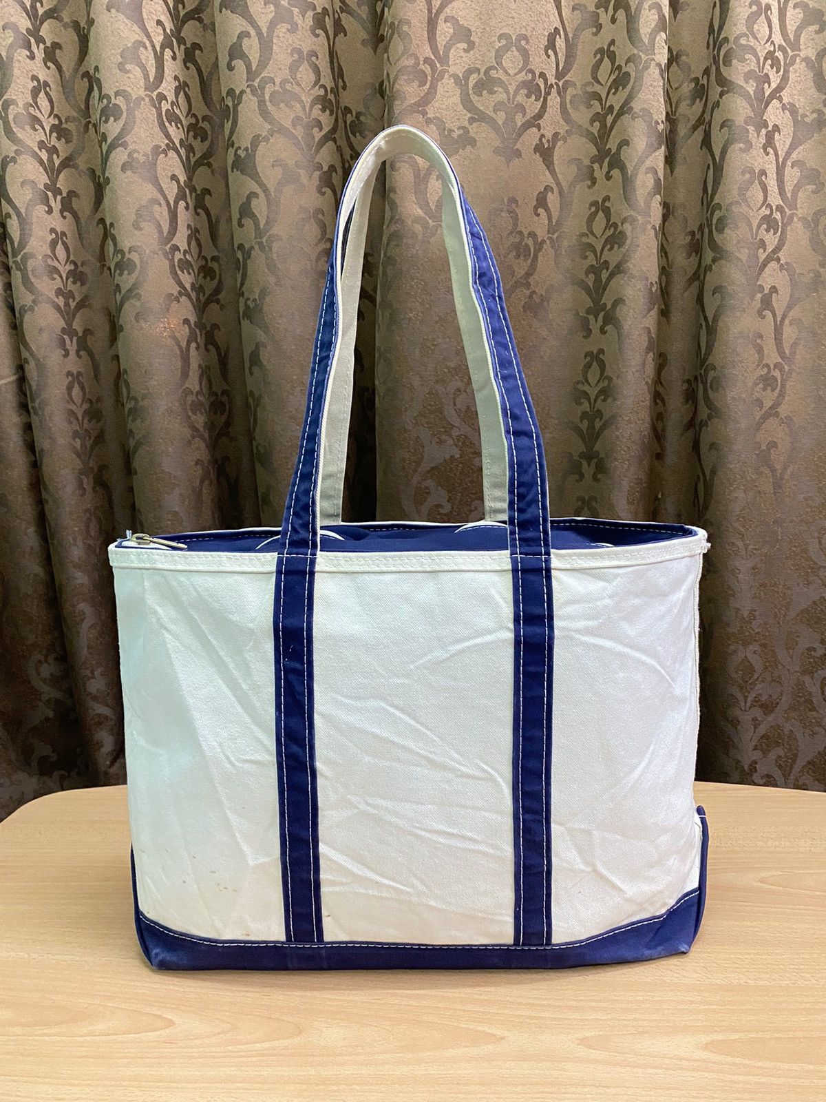 L.L. Bean VINTAGE MADE IN USA L.L BEAN CANVAS TOTE BAG Size ONE SIZE - 2 Thumbnail