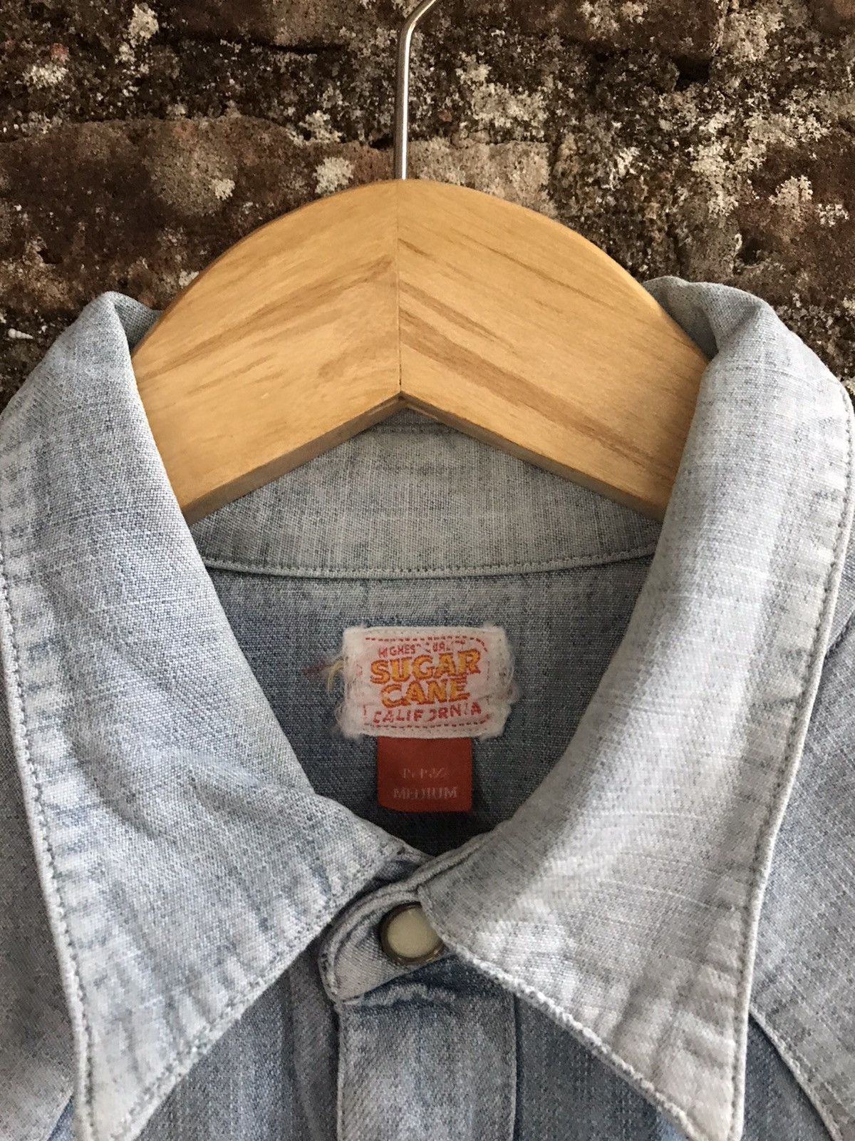Japanese Brand Sugar Cane Chambray Shirt Size US M / EU 48-50 / 2 - 3 Thumbnail