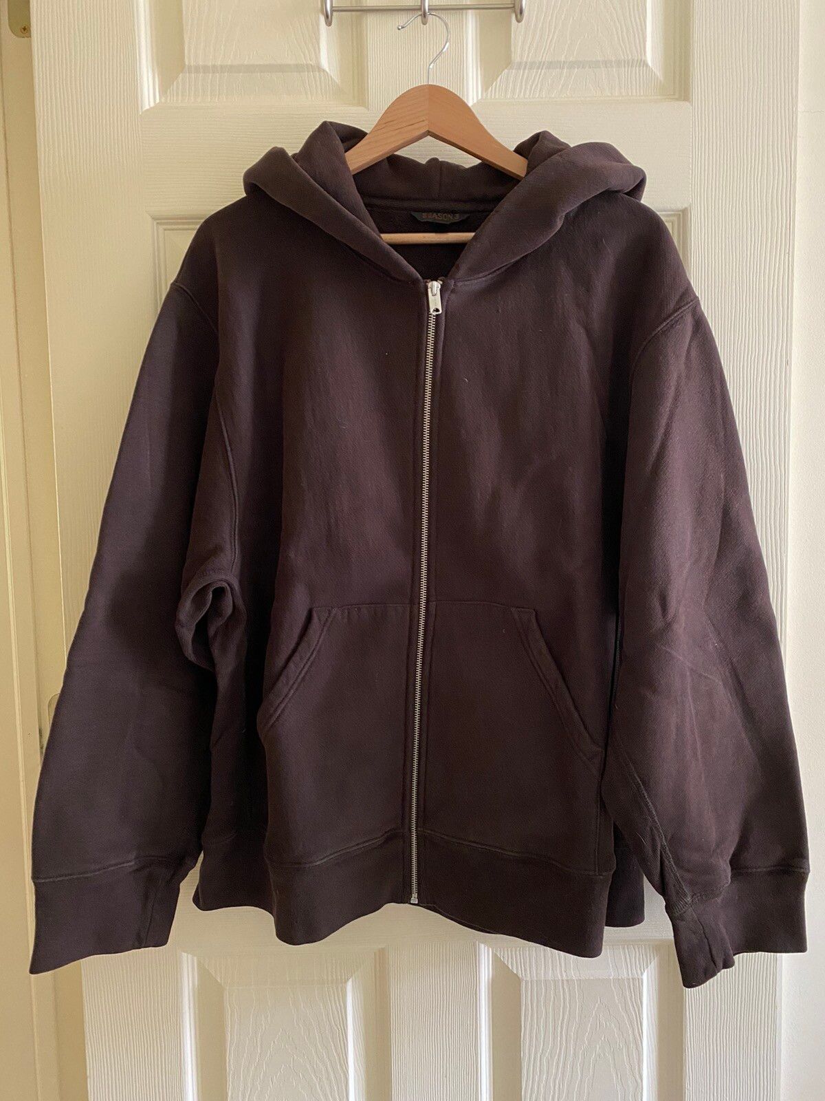 Yeezy Season Onyx Dark Yeezy Season 3 Zip up Hoodie | Grailed 