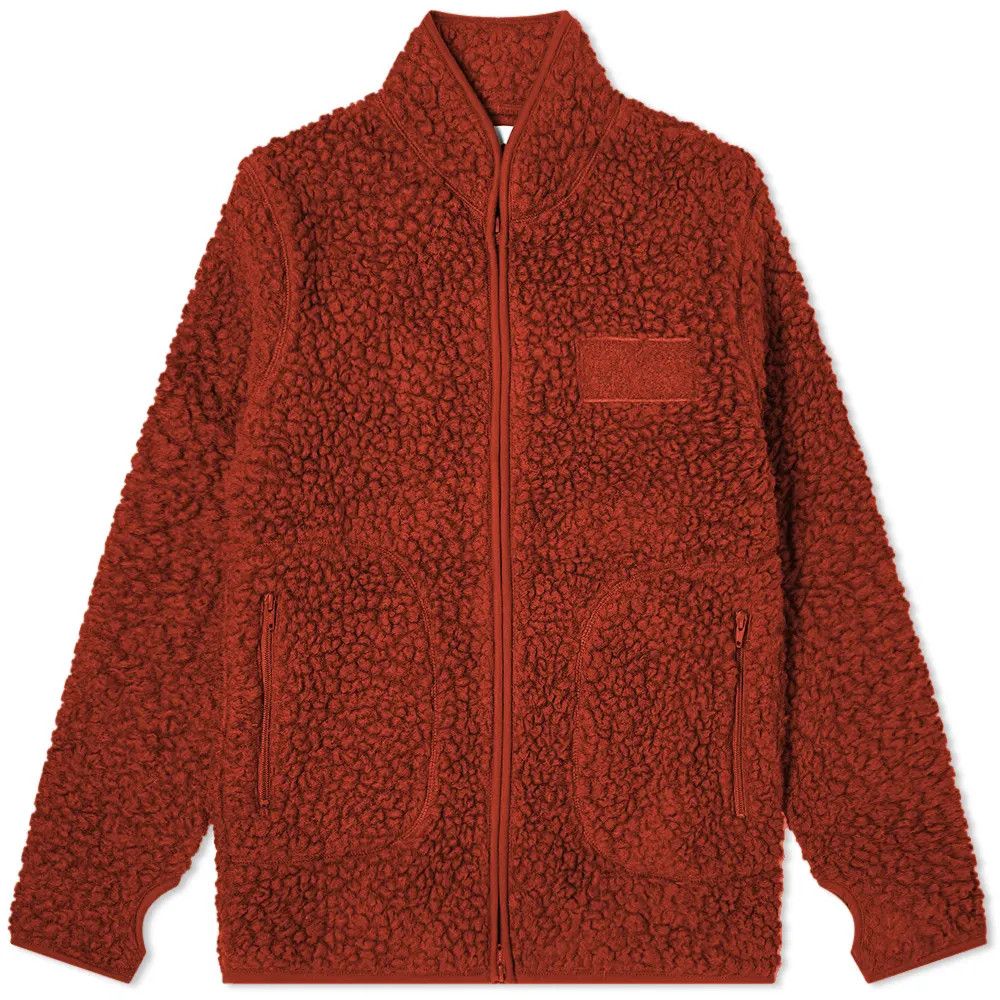 NN07 Mort Fleece Jacket in Rust Size US S / EU 44-46 / 1 - 15 Thumbnail