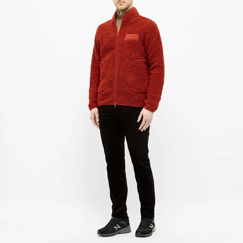 NN07 Mort Fleece Jacket in Rust Size US S / EU 44-46 / 1 - 18 Thumbnail