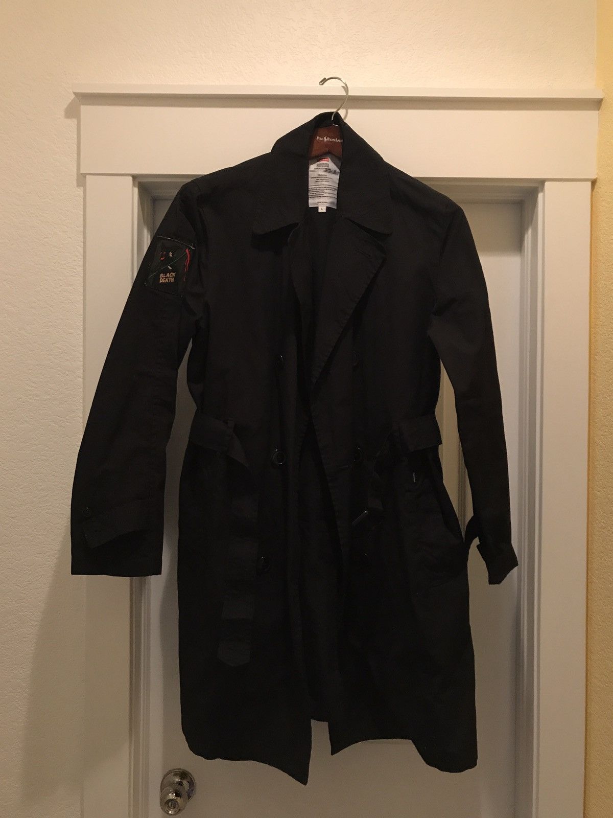 Supreme Supreme Black Death Trench Coat | Grailed