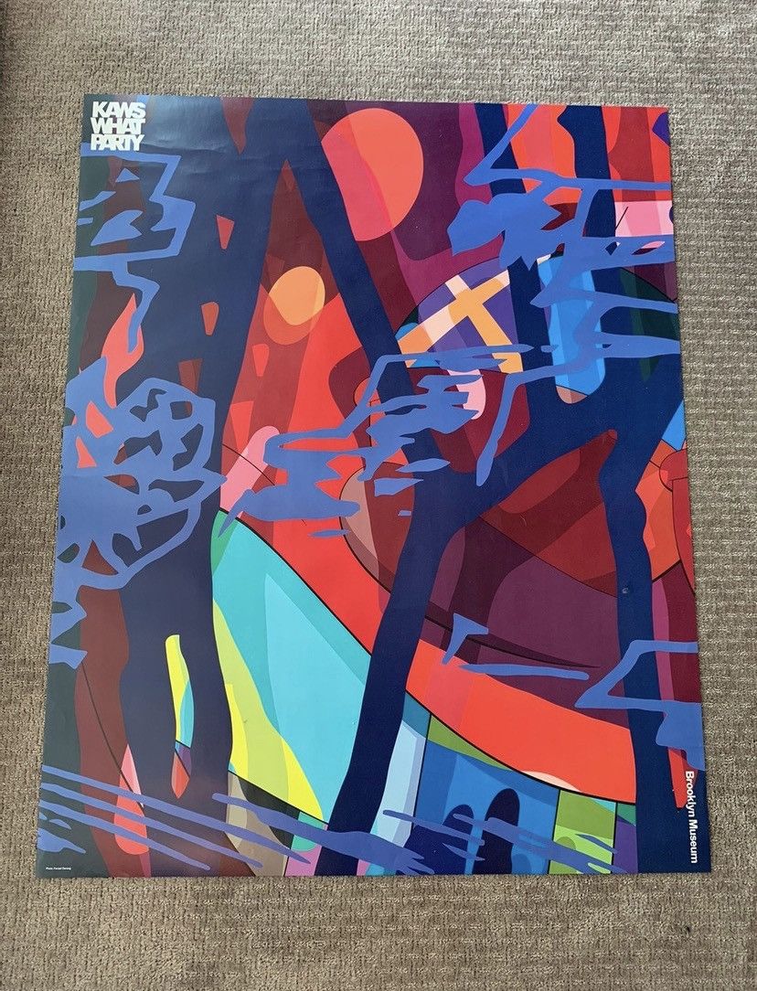 Kaws KAWS Poster “Score Years” - Brooklyn Museum | Grailed