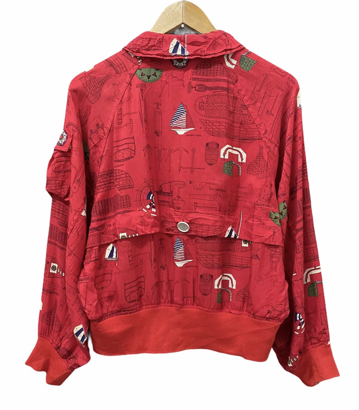 Toyo Enterprises ❌HEAT❌ Vintage Geometric Abstract Print Bomber Jacket Size US M / EU 48-50 / 2 - 3 Thumbnail