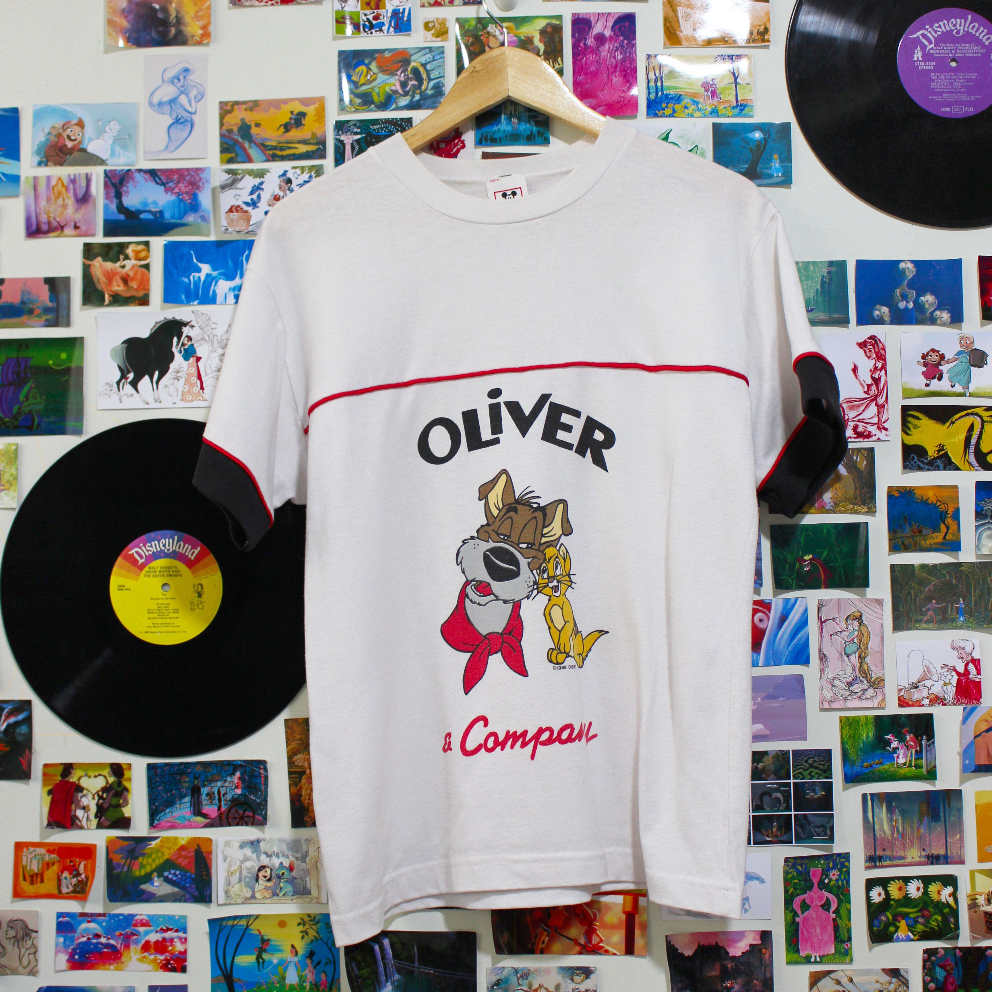 Disney VTG Disney Oliver and Company Movie Promo 80s Tee Shirt Size US M / EU 48-50 / 2 - 1 Thumbnail
