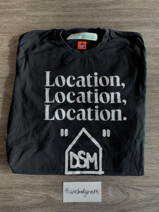 Off-White × Dover Street Market DSM Gradient Black T-Shirt XS BELOW RETAIL