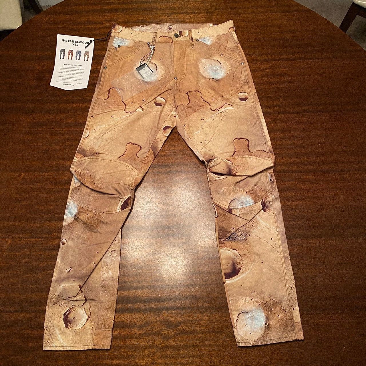 G-Star × Pharrell Brand New Pharrell x G Star Raw Mars Print Pants Size US 31 - 1 Thumbnail