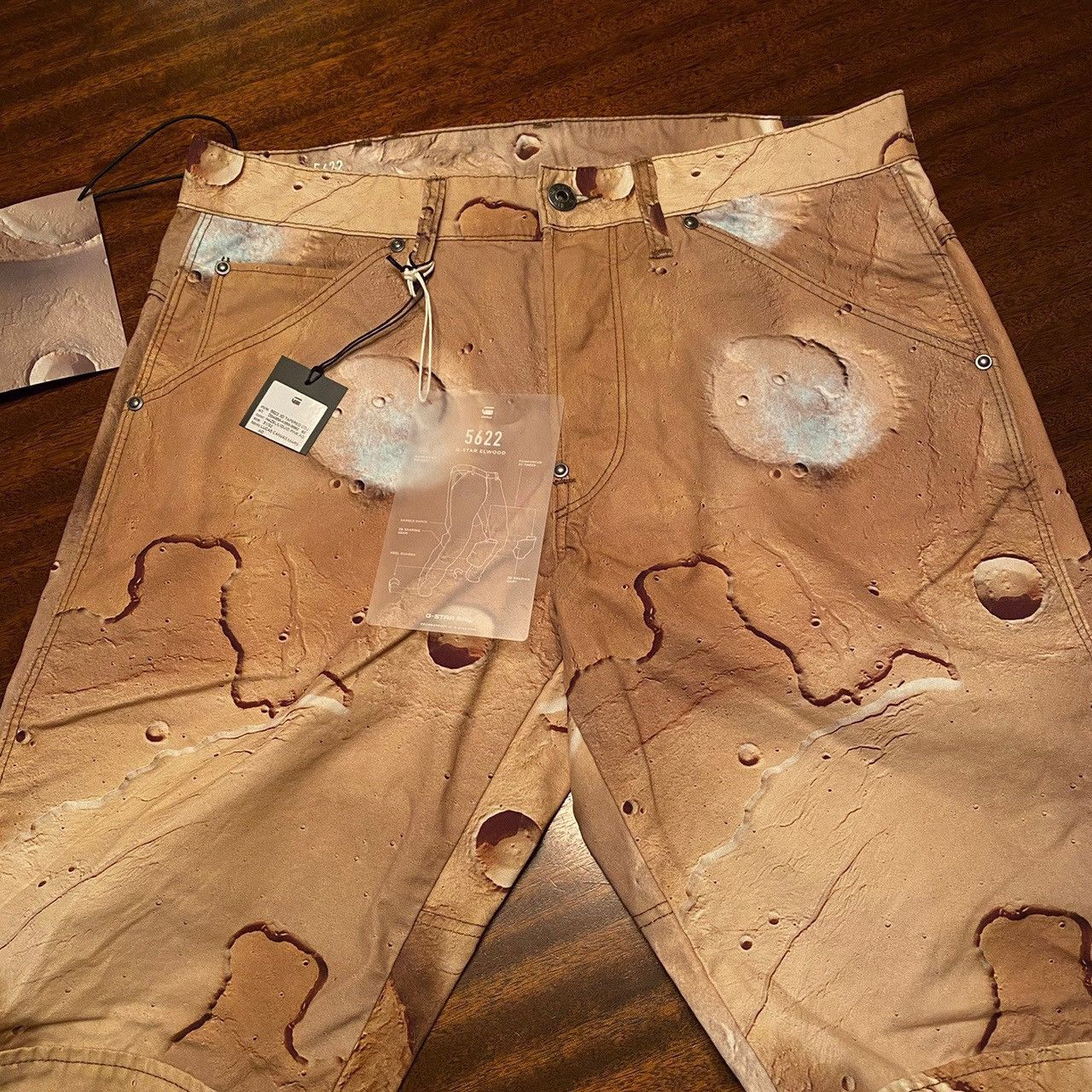 G-Star × Pharrell Brand New Pharrell x G Star Raw Mars Print Pants Size US 31 - 2 Thumbnail
