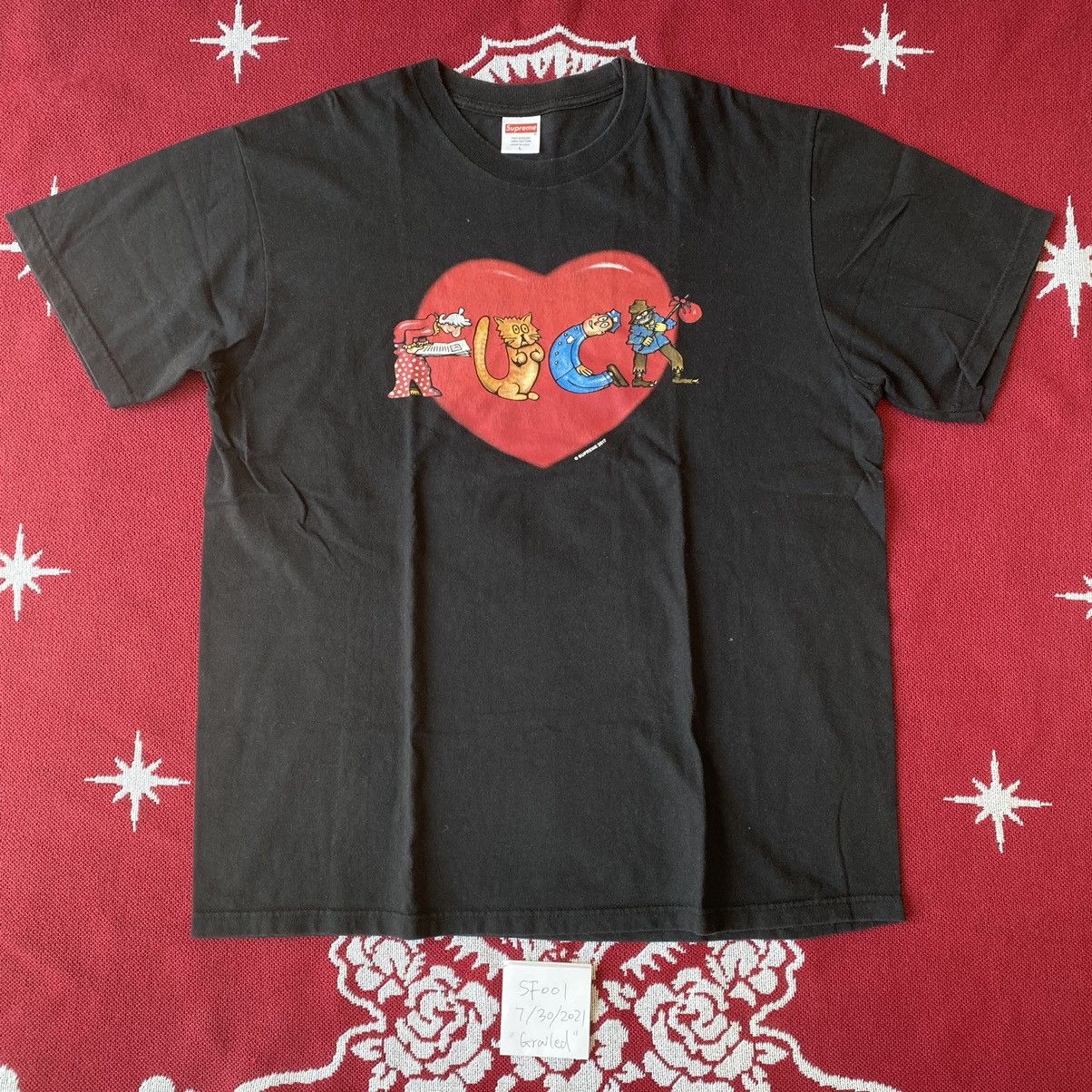 Supreme Used FW17 Supreme Fuck Love Tee Black Size L Size US L / EU 52-54 / 3 - 2 Thumbnail