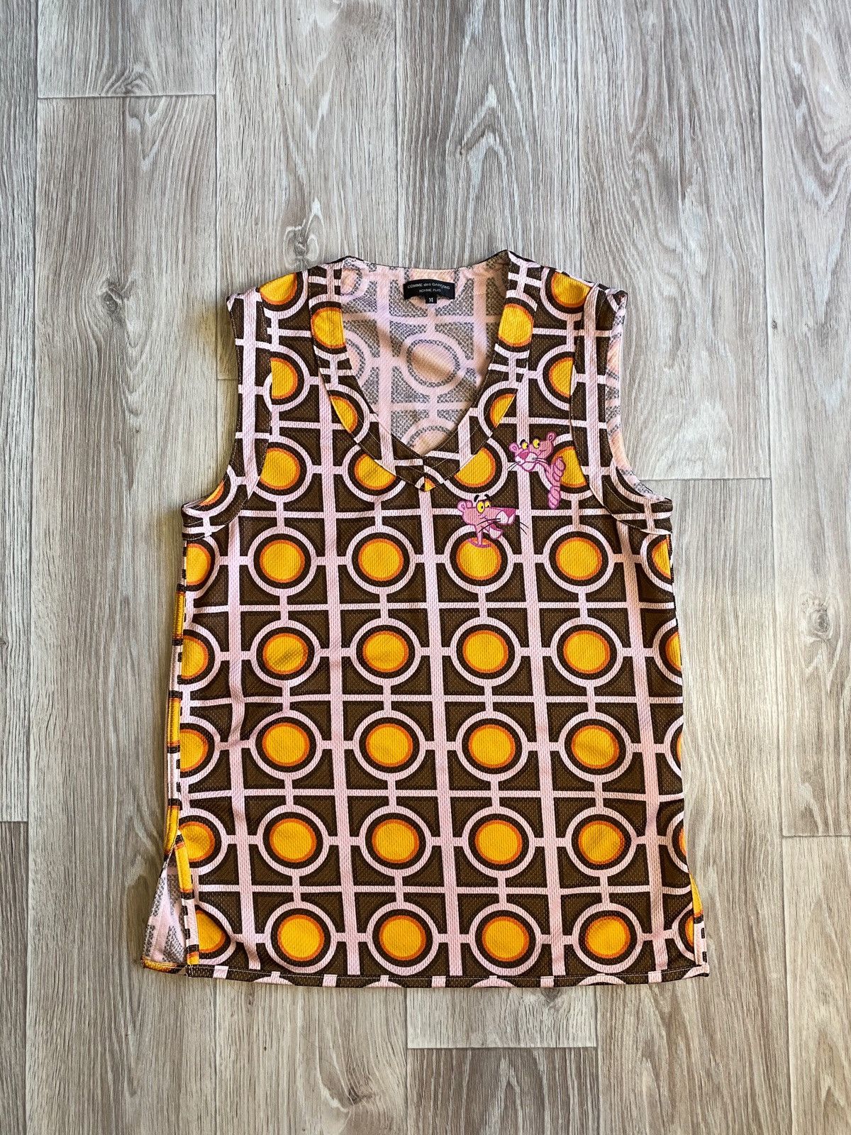 Comme des Garcons Homme Plus Runway Archive CDGH Pink Panther Tank Top / Vest Size US M / EU 48-50 / 2 - 2 Thumbnail