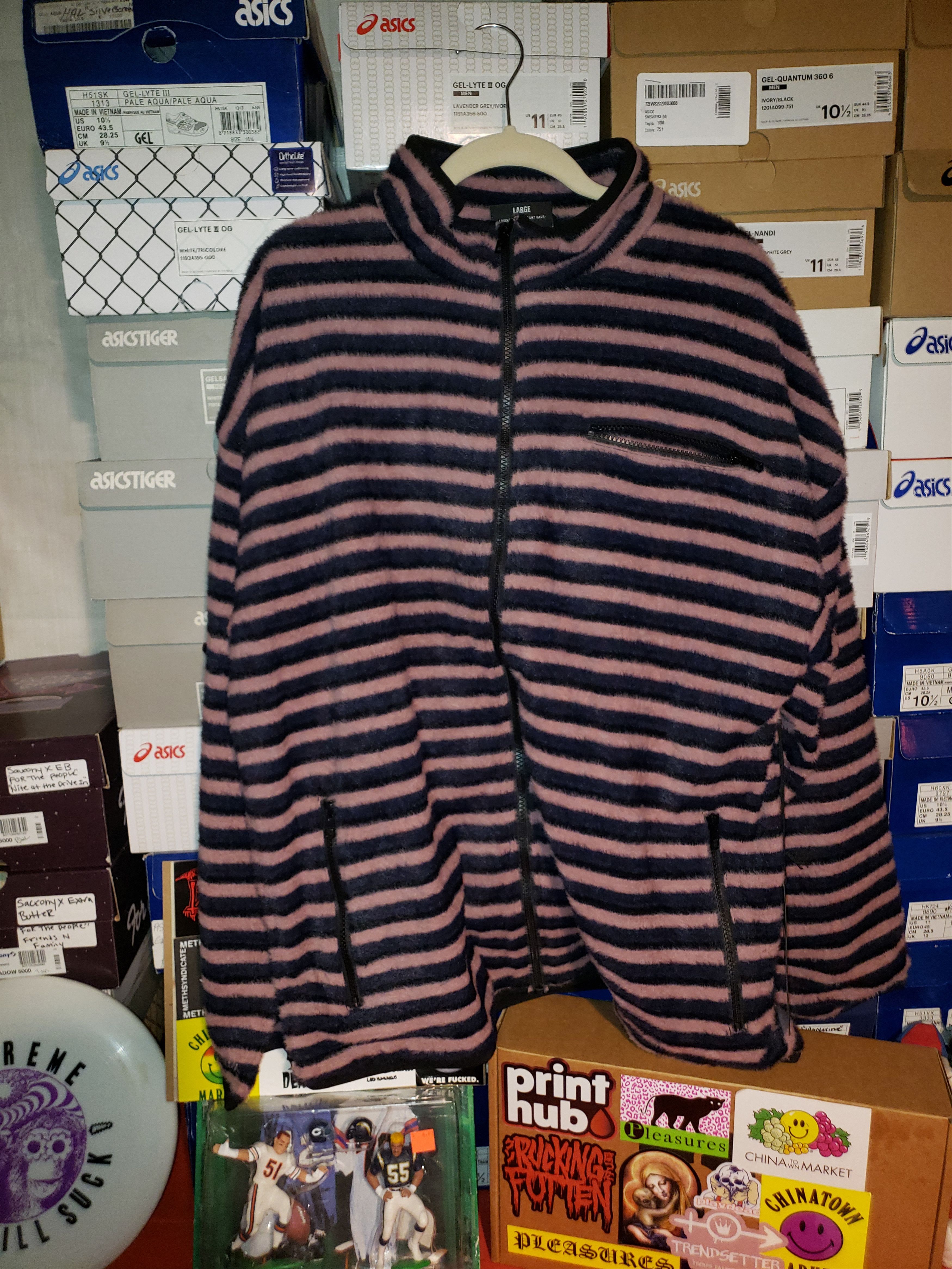 Pleasures Pleasures Catapiller Fleece Jacket Size US L / EU 52-54 / 3 - 1 Thumbnail
