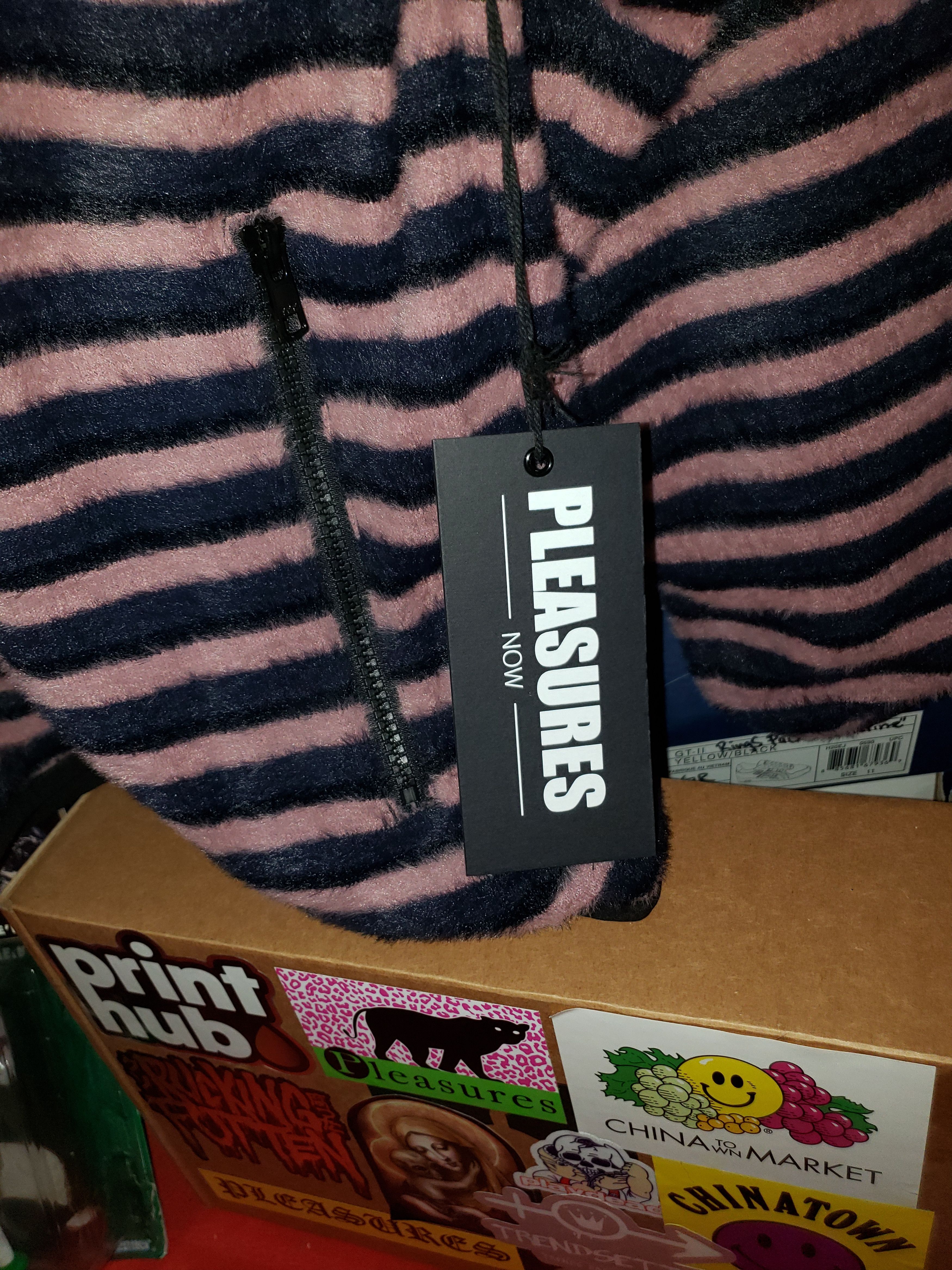 Pleasures Pleasures Catapiller Fleece Jacket Size US L / EU 52-54 / 3 - 3 Thumbnail