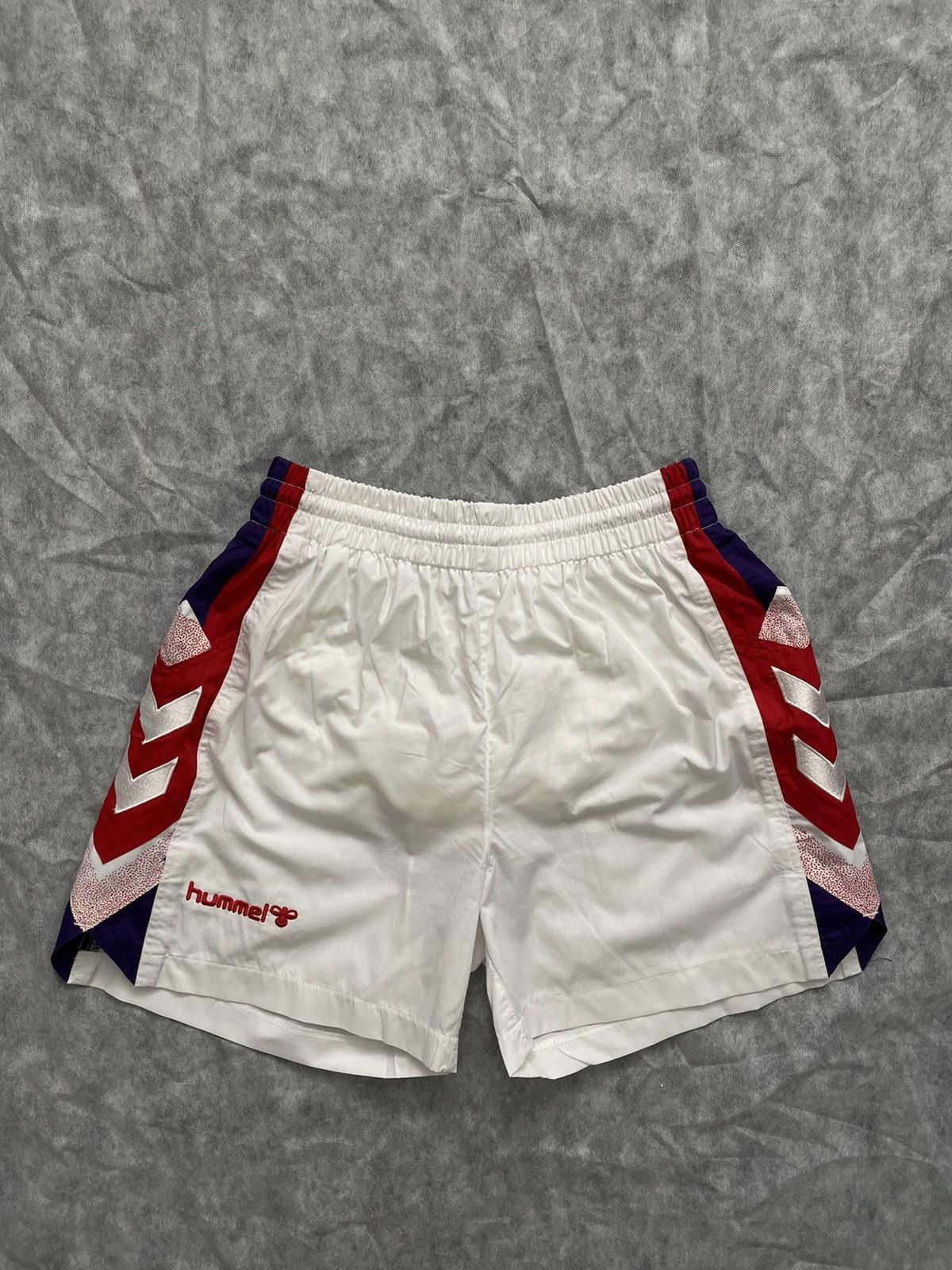 Vintage Hummel mens retro soccer shorts 90s rare vintage size L Grailed
