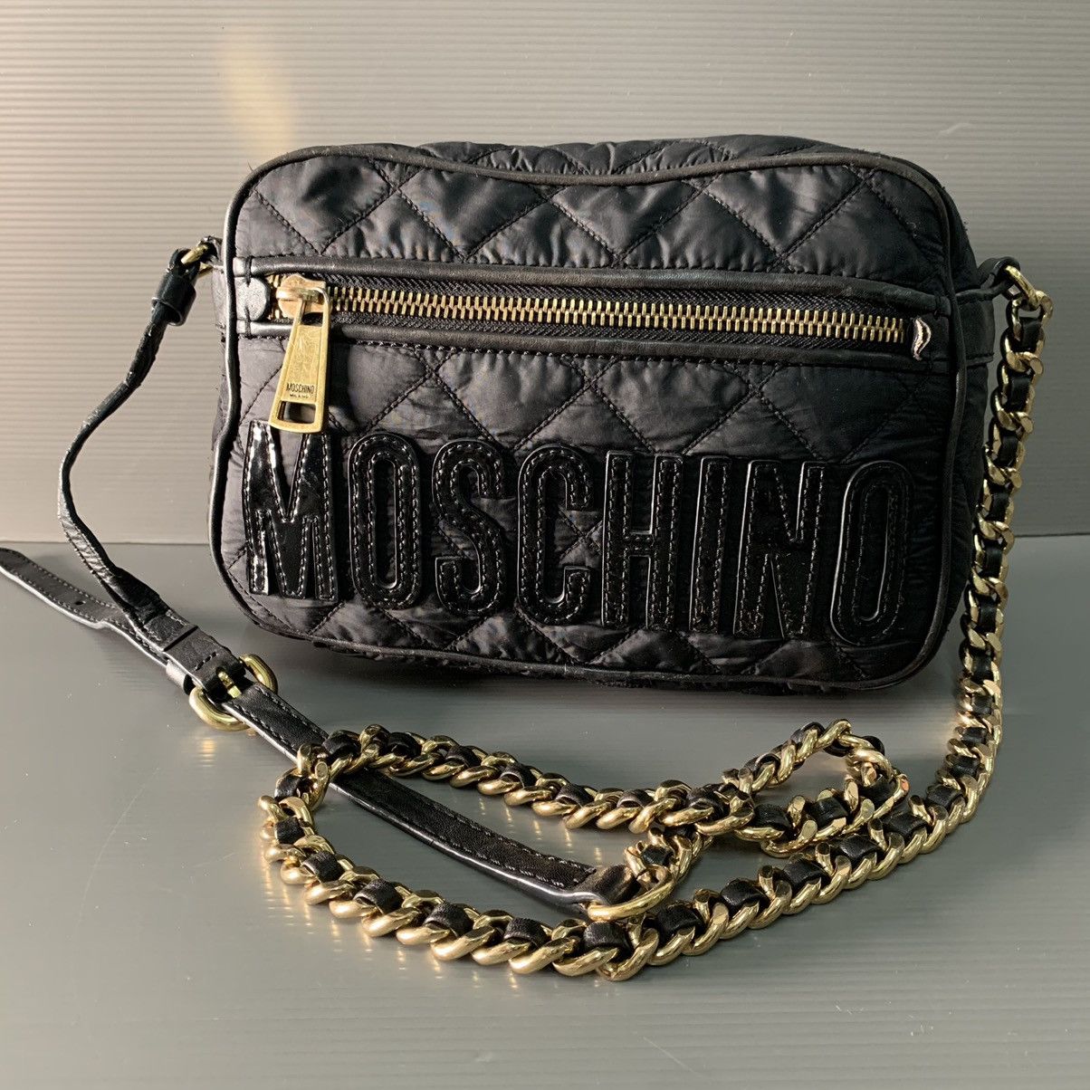 Moschino MOSCHINO CHAIN SHOULDER SLINGBAG Size ONE SIZE - 4 Thumbnail