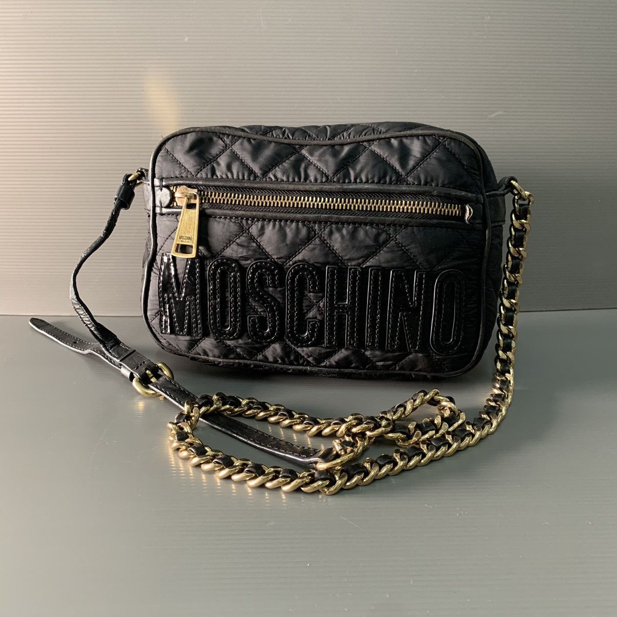 Moschino MOSCHINO CHAIN SHOULDER SLINGBAG Size ONE SIZE - 2 Thumbnail