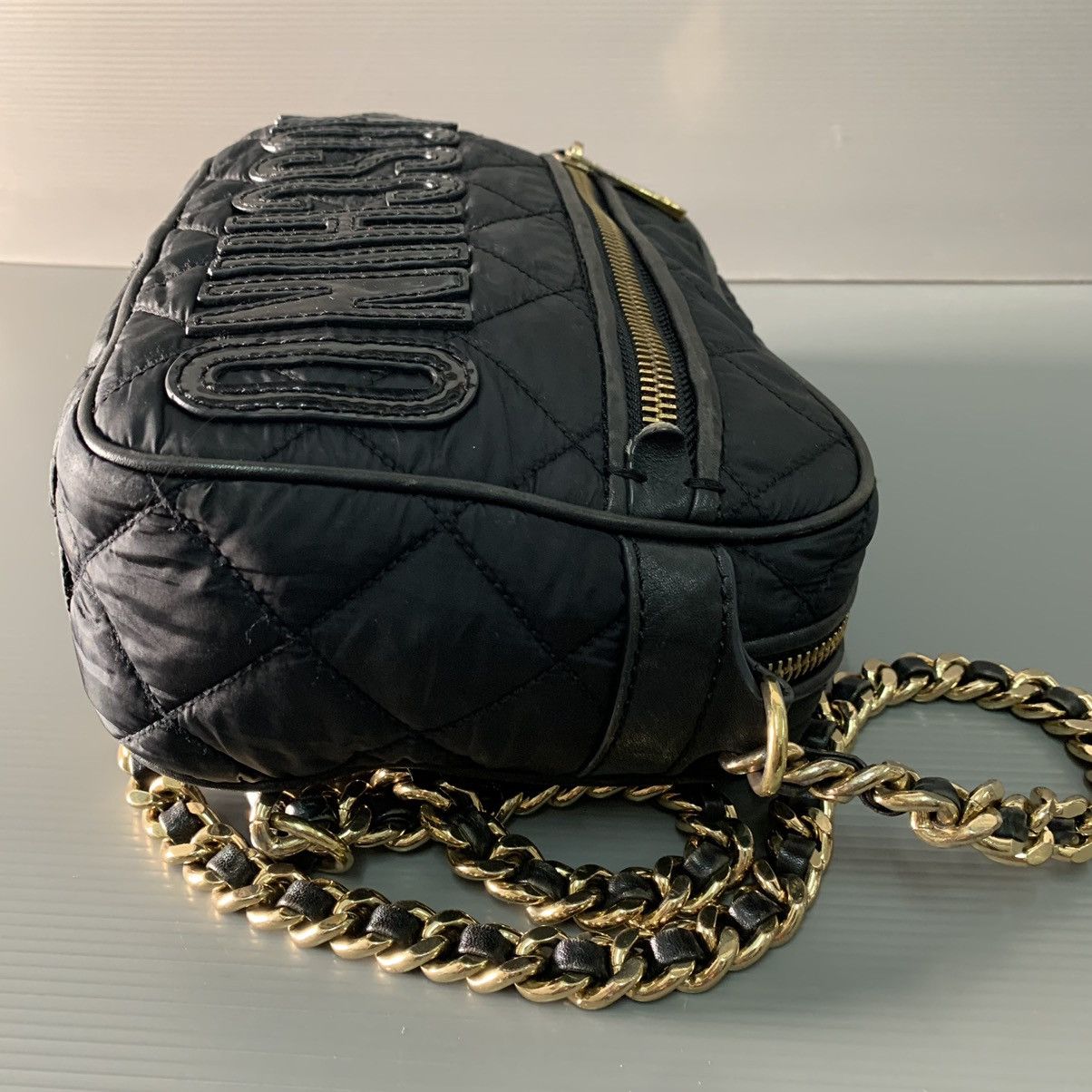 Moschino MOSCHINO CHAIN SHOULDER SLINGBAG Size ONE SIZE - 8 Thumbnail