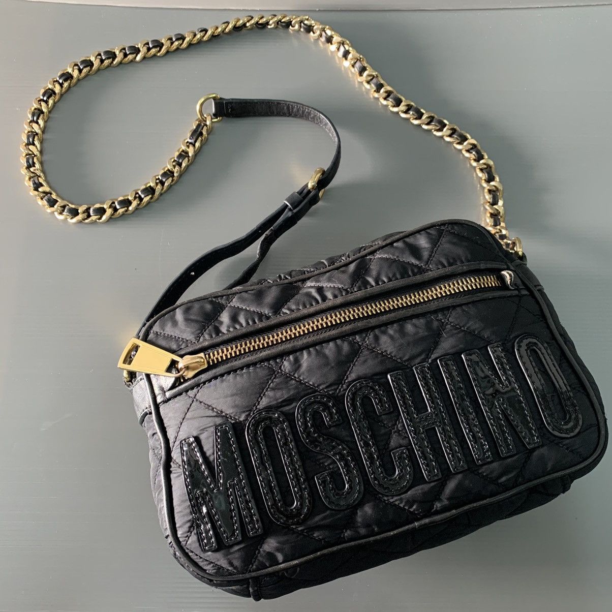 Moschino MOSCHINO CHAIN SHOULDER SLINGBAG Size ONE SIZE - 1 Thumbnail
