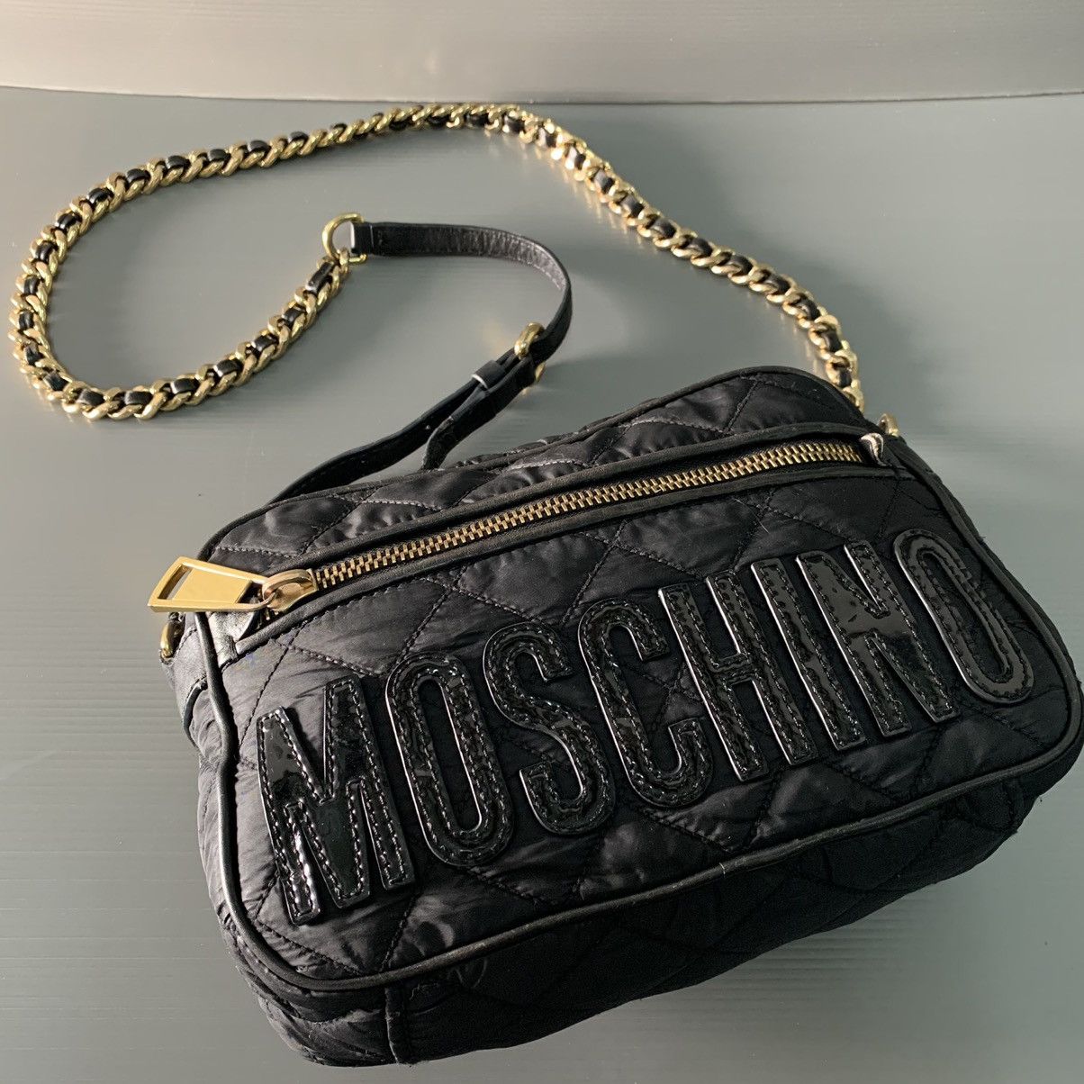 Moschino MOSCHINO CHAIN SHOULDER SLINGBAG Size ONE SIZE - 3 Thumbnail