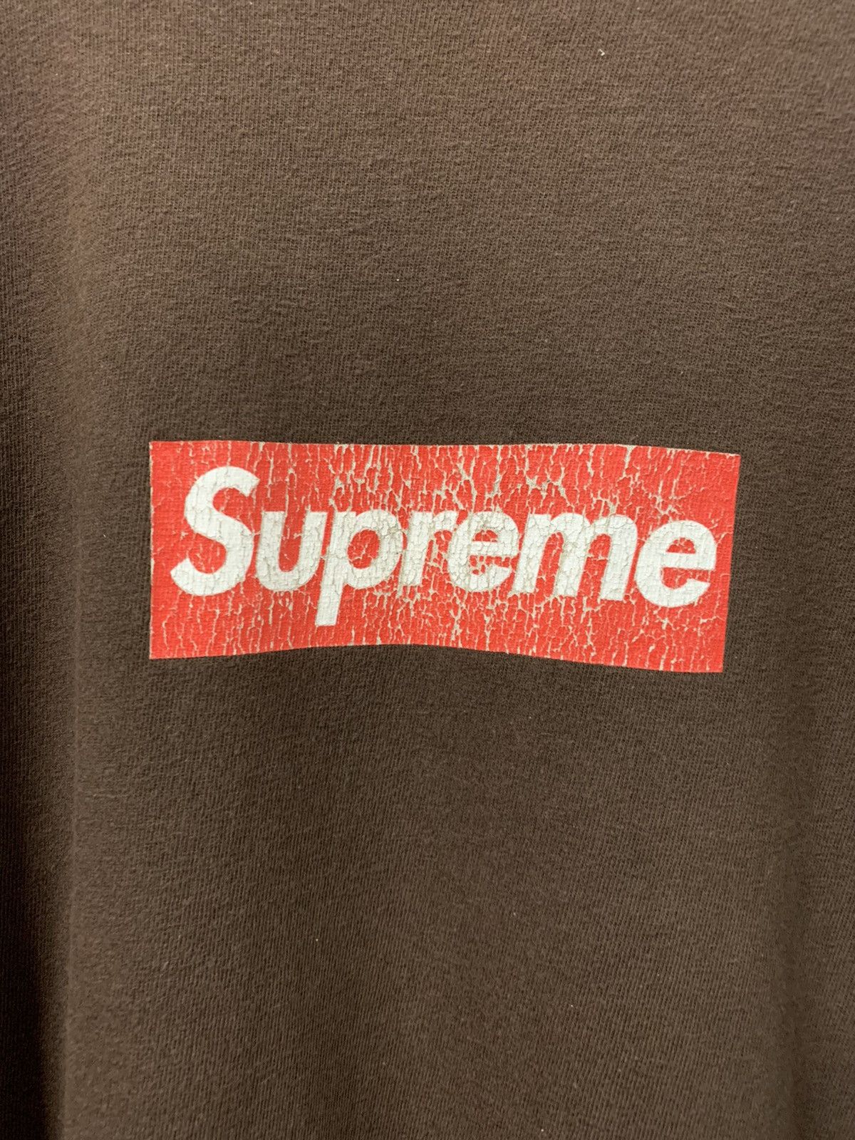 Supreme Supreme 20th Anniversary Box Logo Tee (Brown) | Grailed