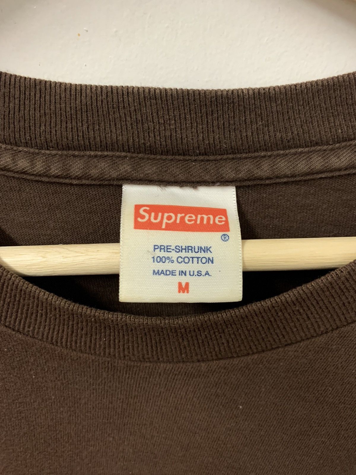 Vintage Supreme Brown 20th outlet Anniversary (1994-2014) Box Logo Tee Size Large