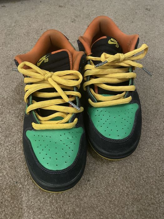 Nike sb hot sale green spark