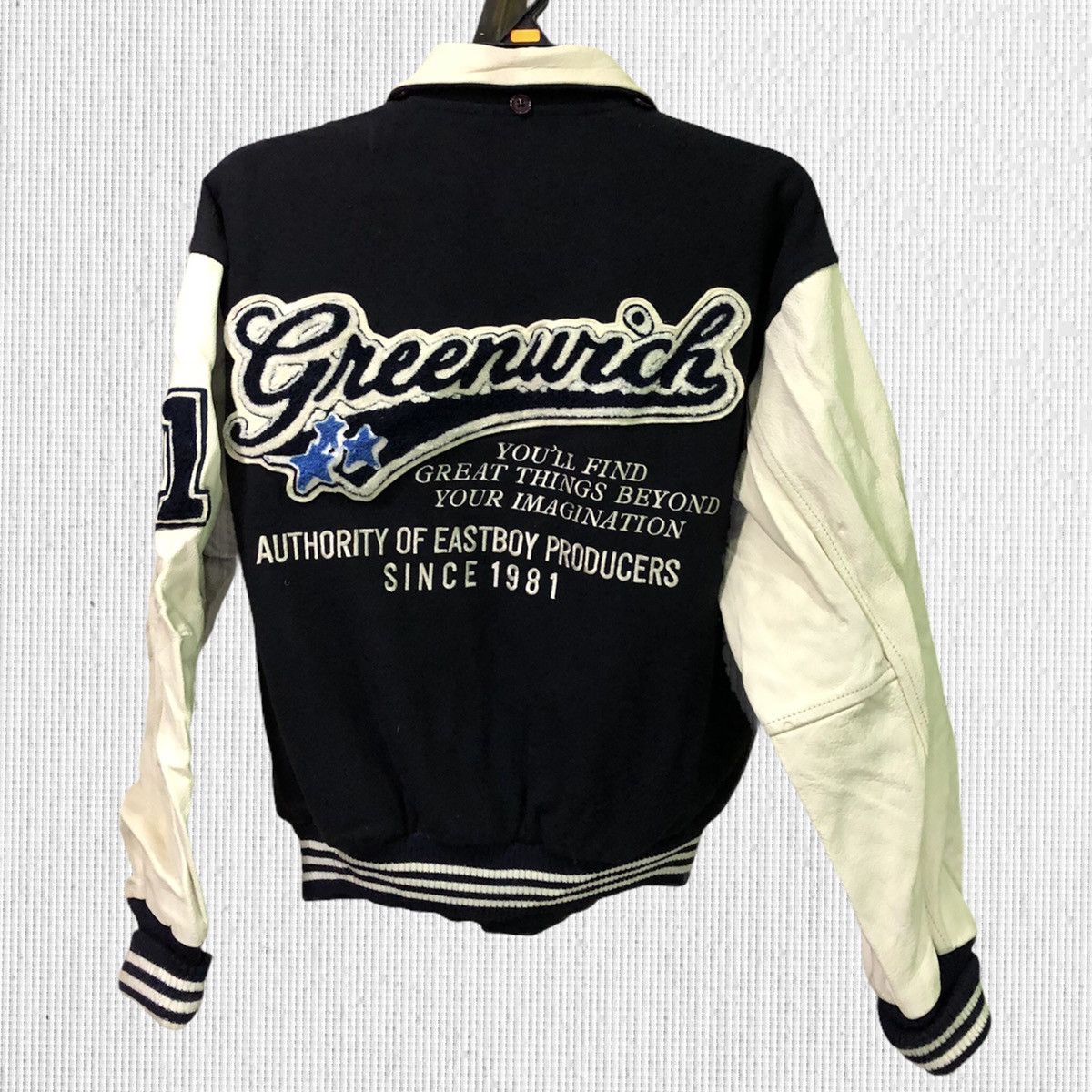 Vintage Vintage East Boy Varsity Jacket Size US M / EU 48-50 / 2 - 1 Thumbnail