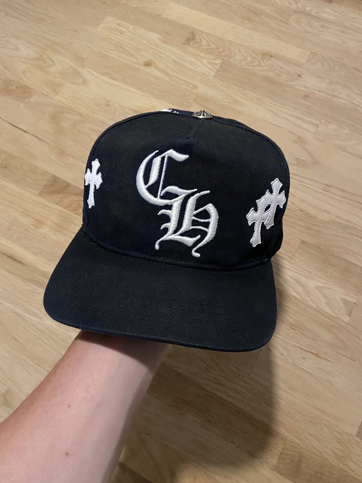 Chrome Hearts Chrome Hearts Cross Patch Trucker Hat | Grailed