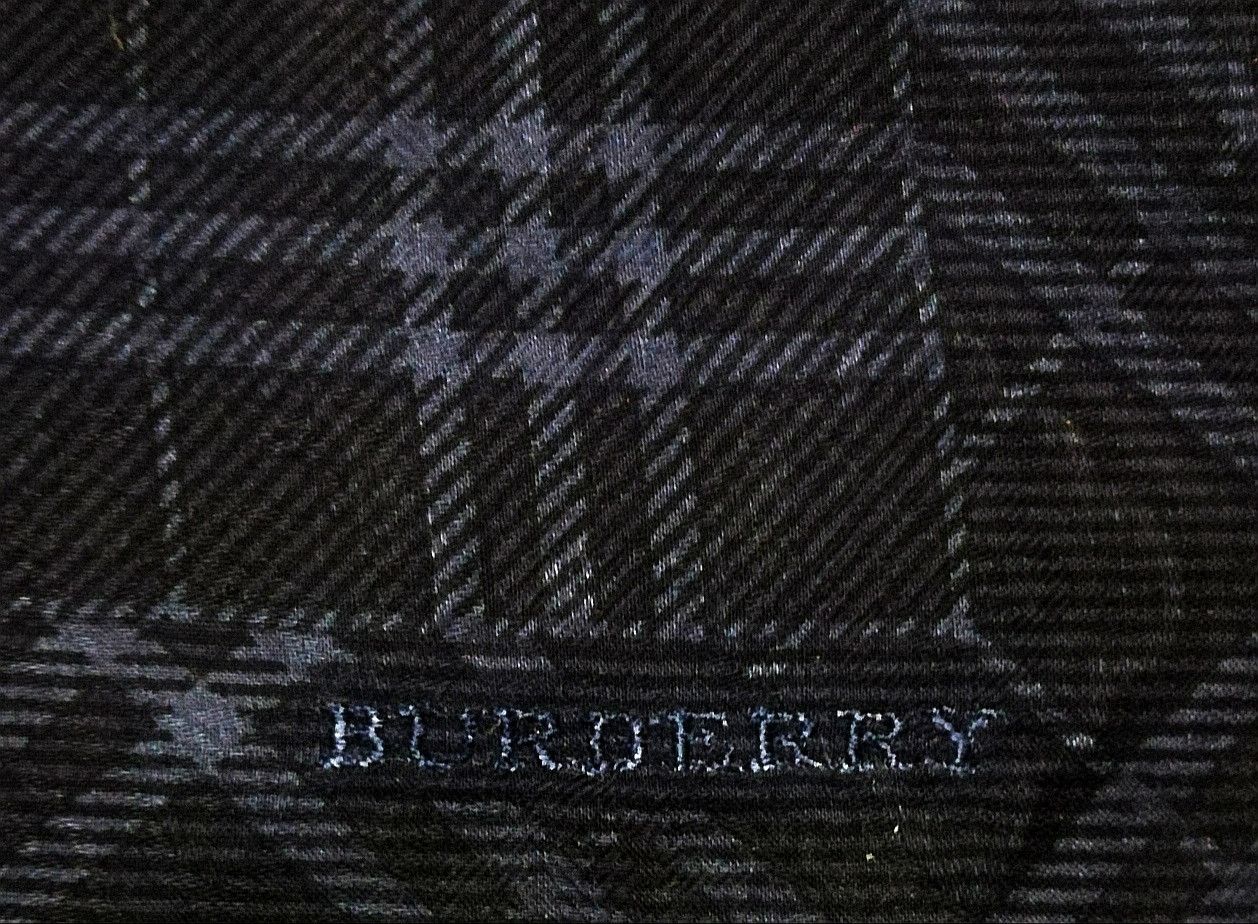 Burberry Burberry's Nova check Bandana Luxury Blue Black Colour Size ONE SIZE - 3 Thumbnail