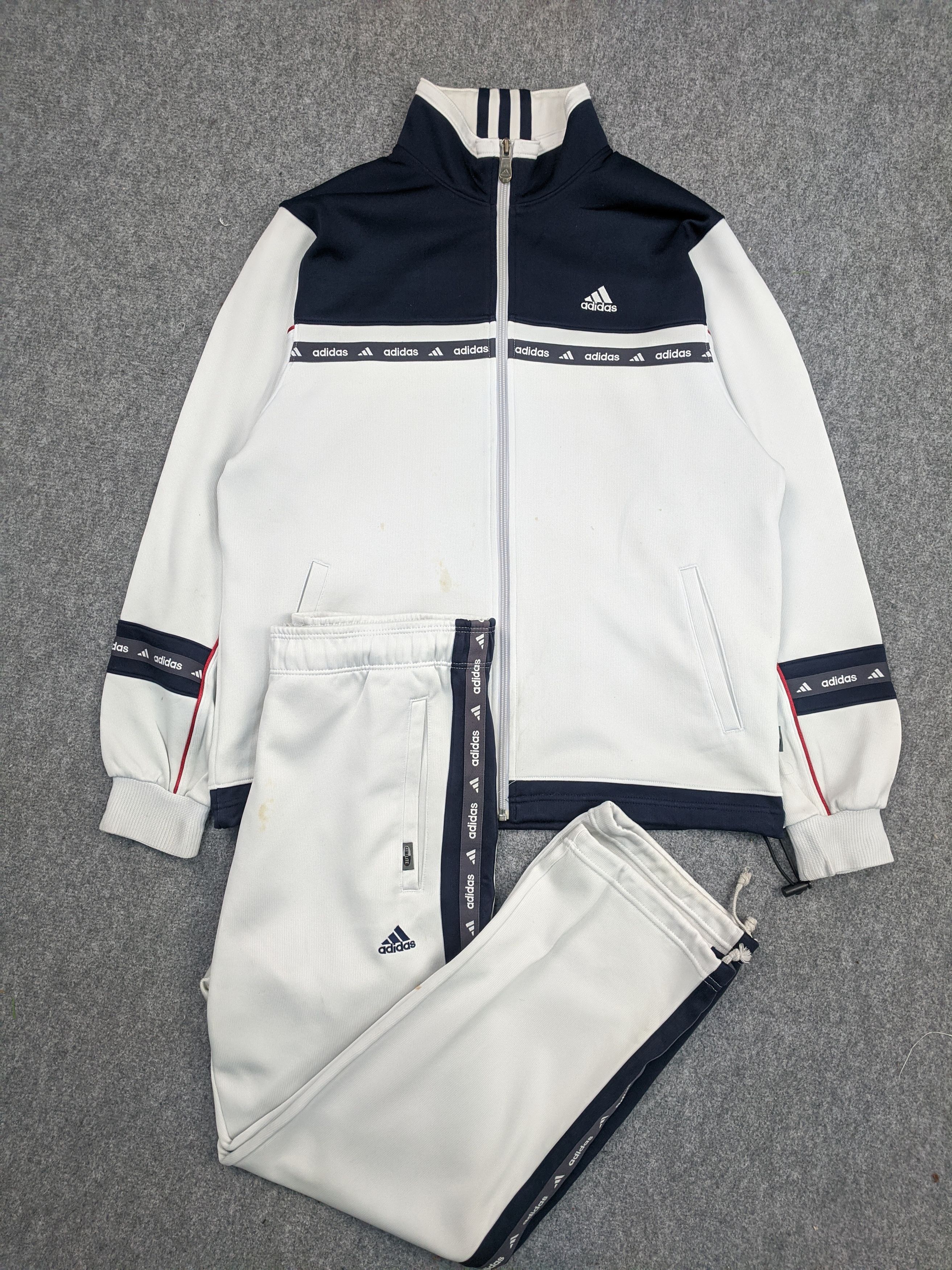 Adidas × Vintage Vintage Adidas Suit One Set Size US S / EU 44-46 / 1 - 1 Thumbnail