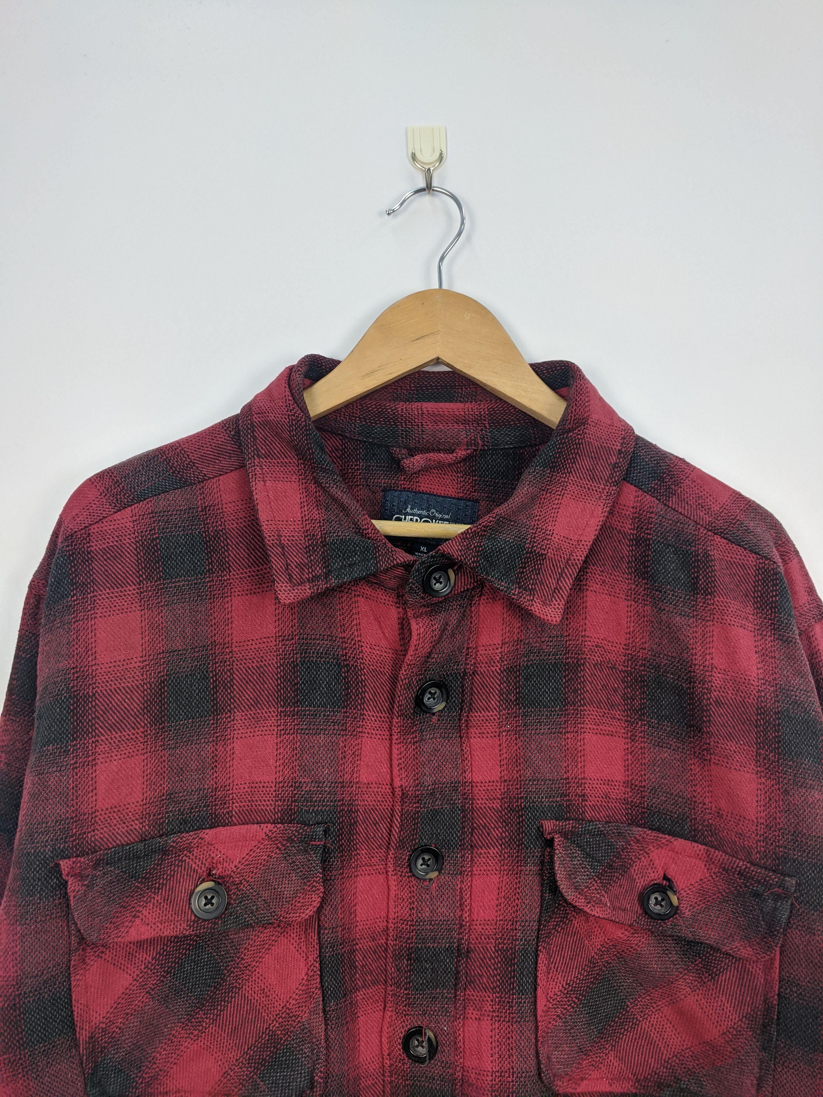Cherokee × Vintage Vintage Cherokee Shadow Plaid J0321 Size US XL / EU 56 / 4 - 2 Thumbnail