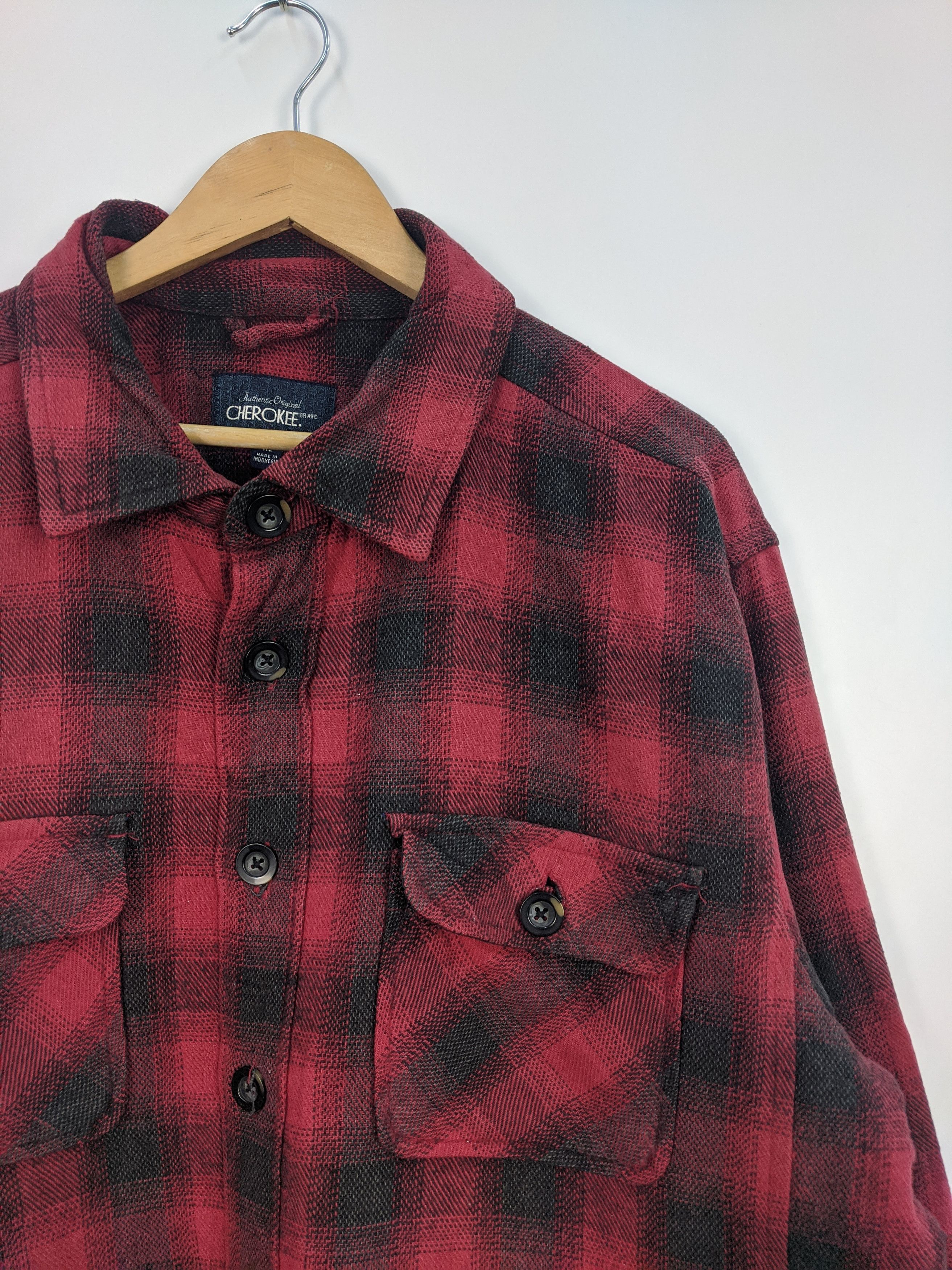 Cherokee × Vintage Vintage Cherokee Shadow Plaid J0321 Size US XL / EU 56 / 4 - 3 Thumbnail