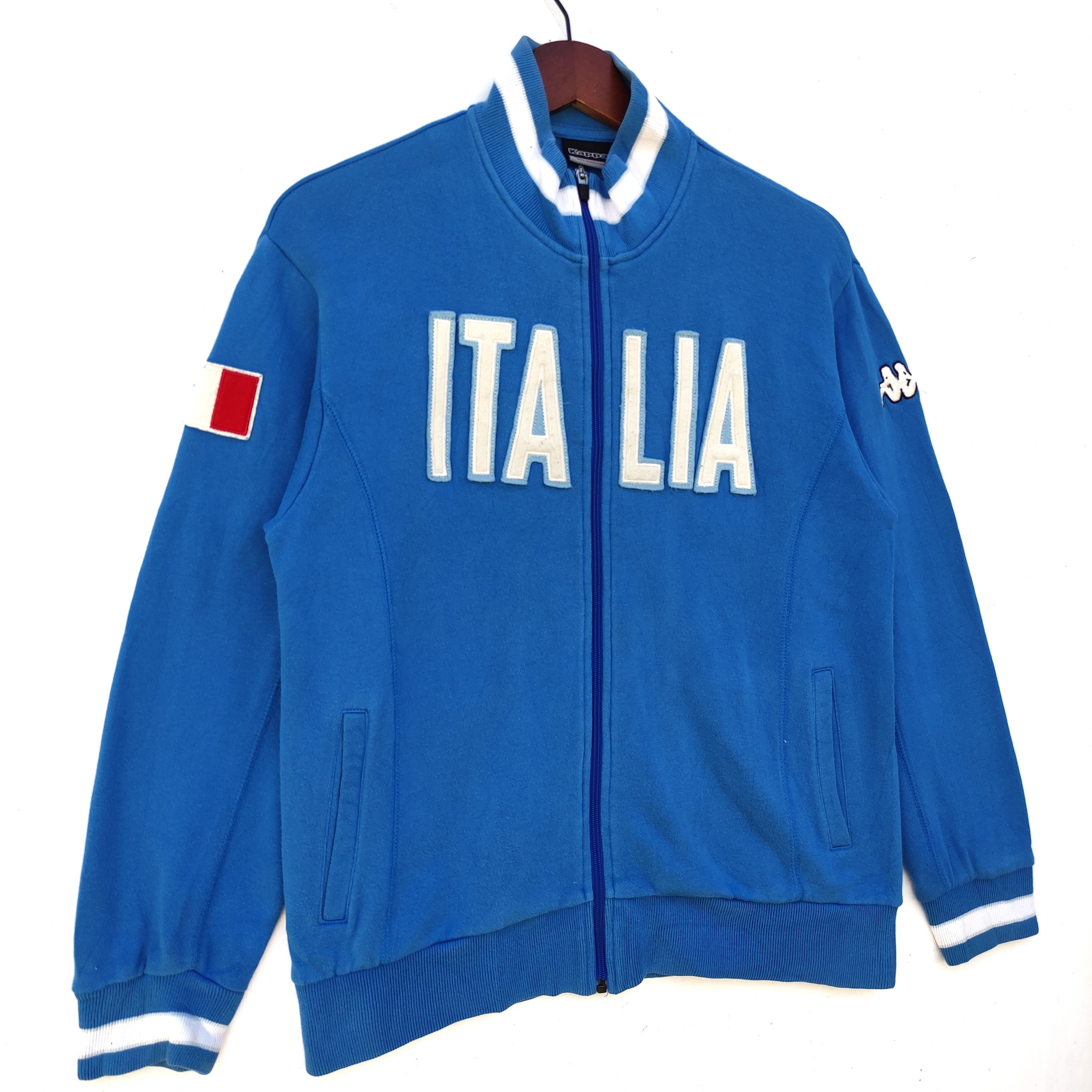 Vintage Vintage Kappa Italia Zipper Sweatshirt Size US M / EU 48-50 / 2 - 2 Preview
