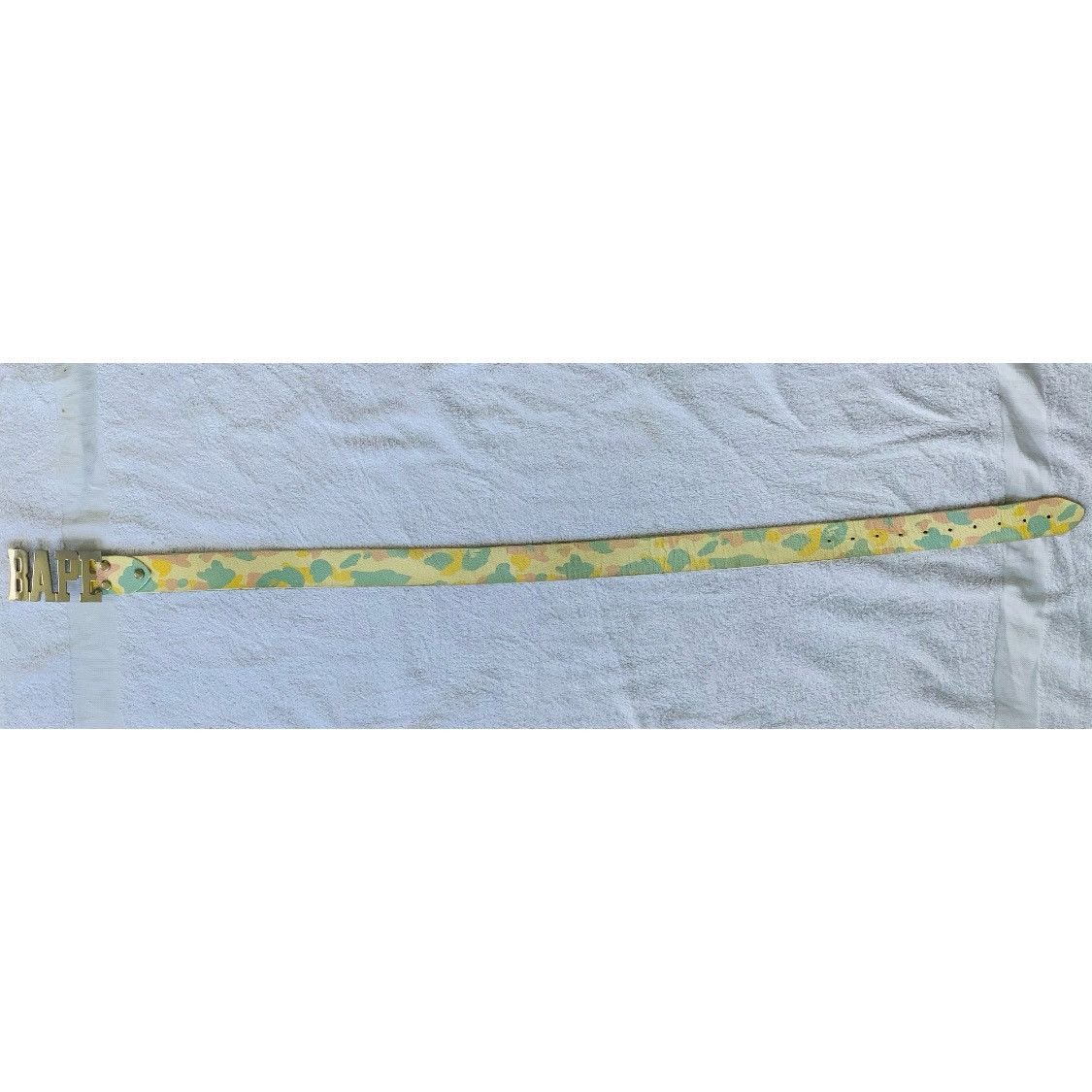 Bape RARE! Lil Wayne BAPE A Bathing Ape 2006 Cotton Candy Belt Size ONE SIZE - 12 Thumbnail
