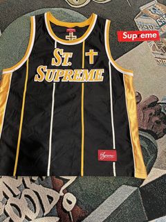 Supreme nba jersey on sale black