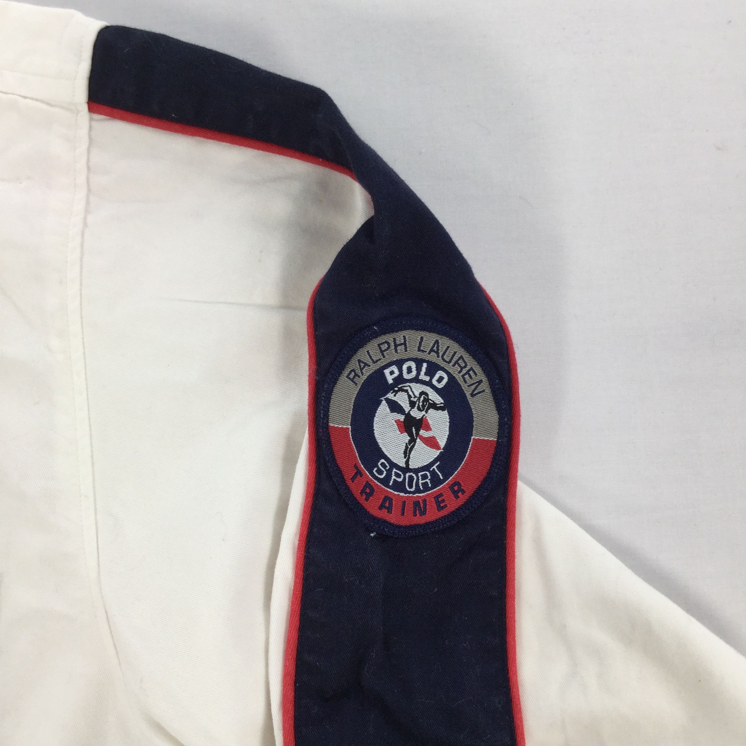 Polo Ralph Lauren × Vintage Vintage Polo Sport Trainer Shirt Size US M / EU 48-50 / 2 - 2 Thumbnail