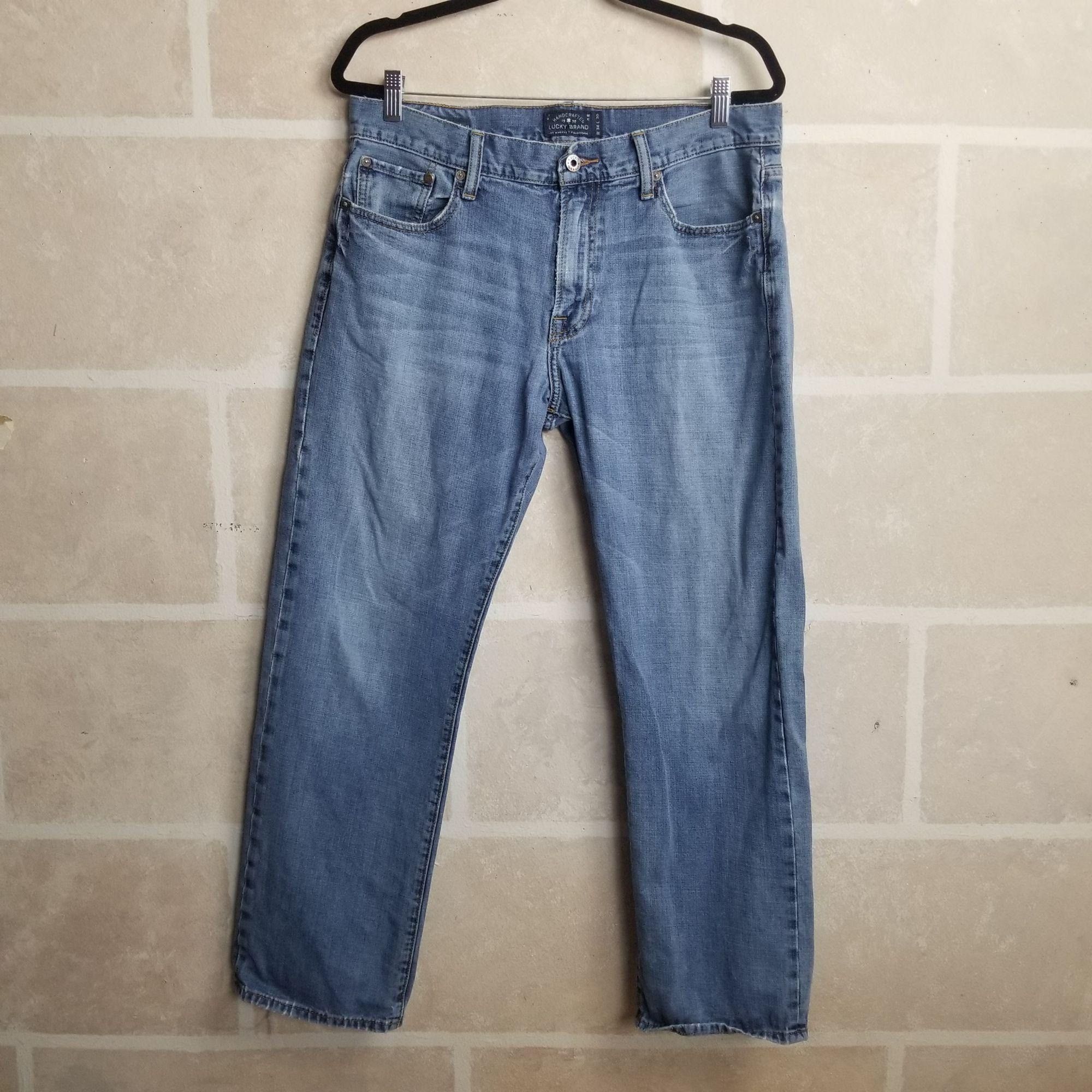 Lucky Brand 363 Vintage Straight Mens Jeans Size 34x30