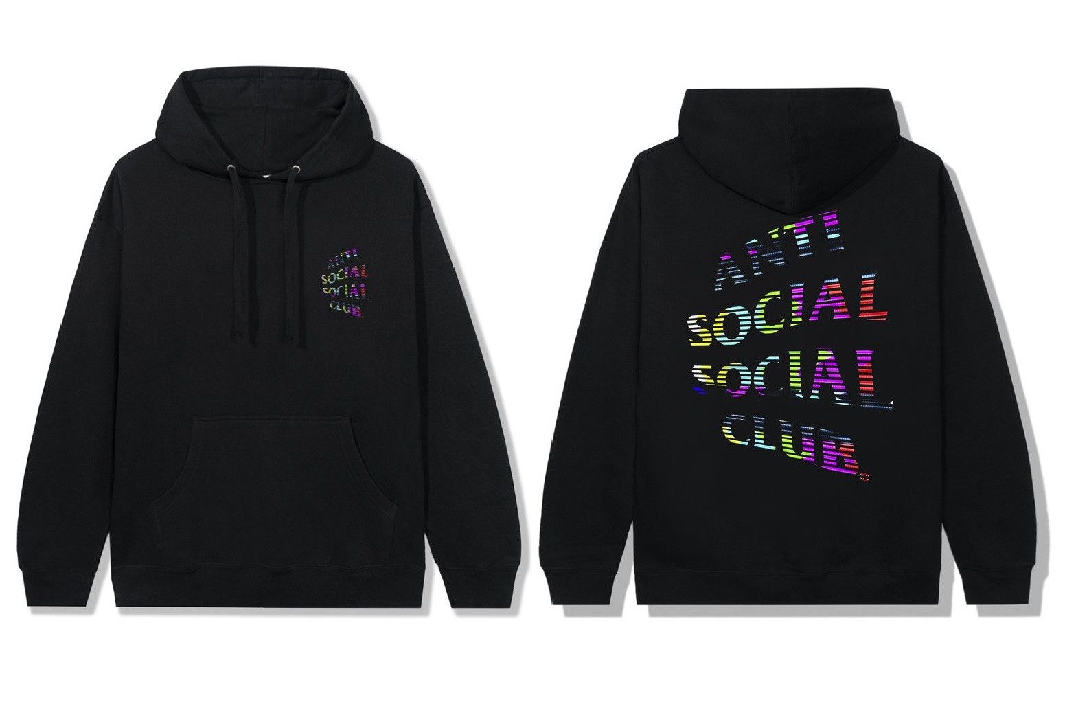 Anti Social Social Club DS ASSC Fuzzy Connection Black Hoodie Supreme BAPE FOG Size US XL / EU 56 / 4 - 5 Thumbnail