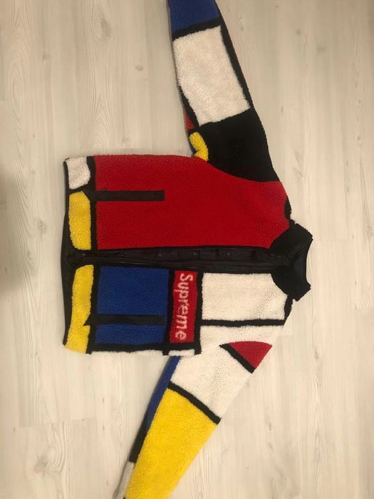Supreme Supreme Reversible Colorblocked Fleece Jacket | Grailed