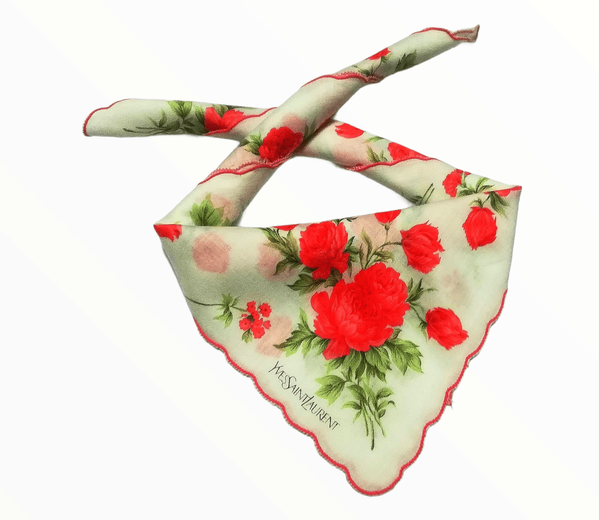 Yves Saint Laurent Yves Saint Laurent Floral Full Design Bandana Handkerchief Size ONE SIZE - 1 Thumbnail