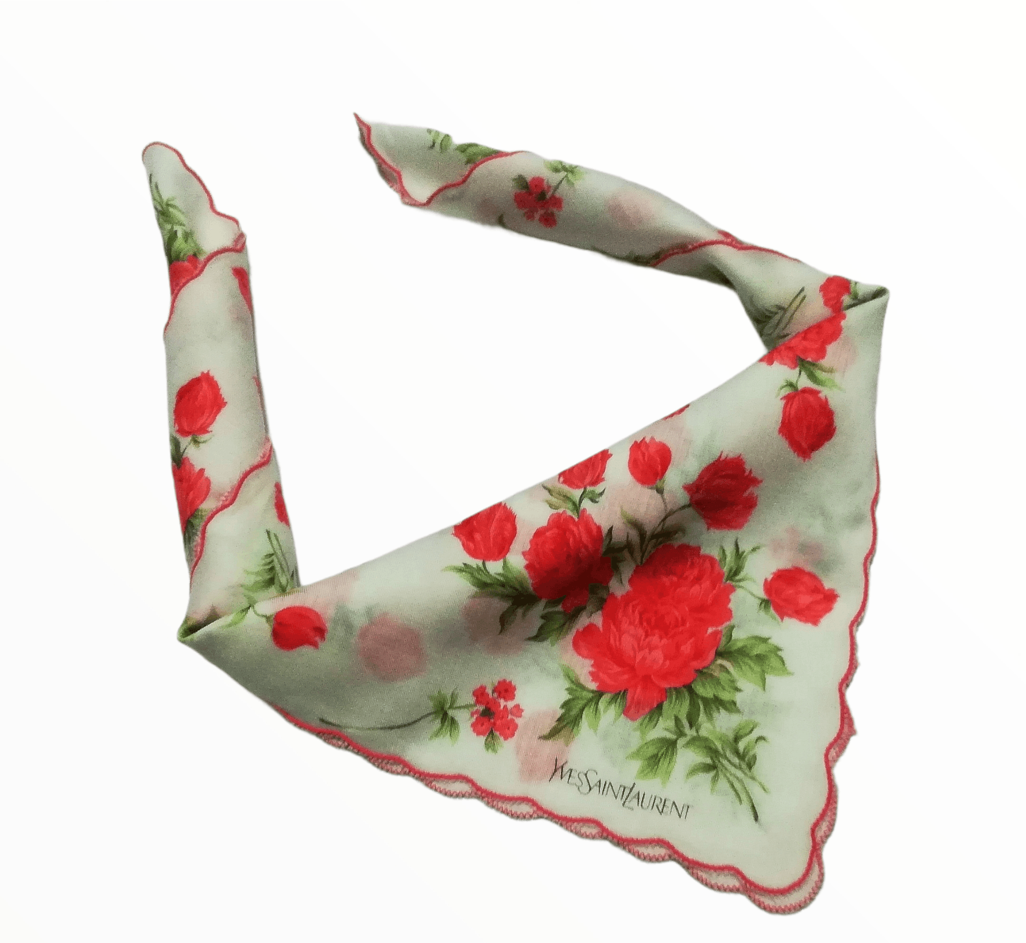 Yves Saint Laurent Yves Saint Laurent Floral Full Design Bandana Handkerchief Size ONE SIZE - 5 Thumbnail
