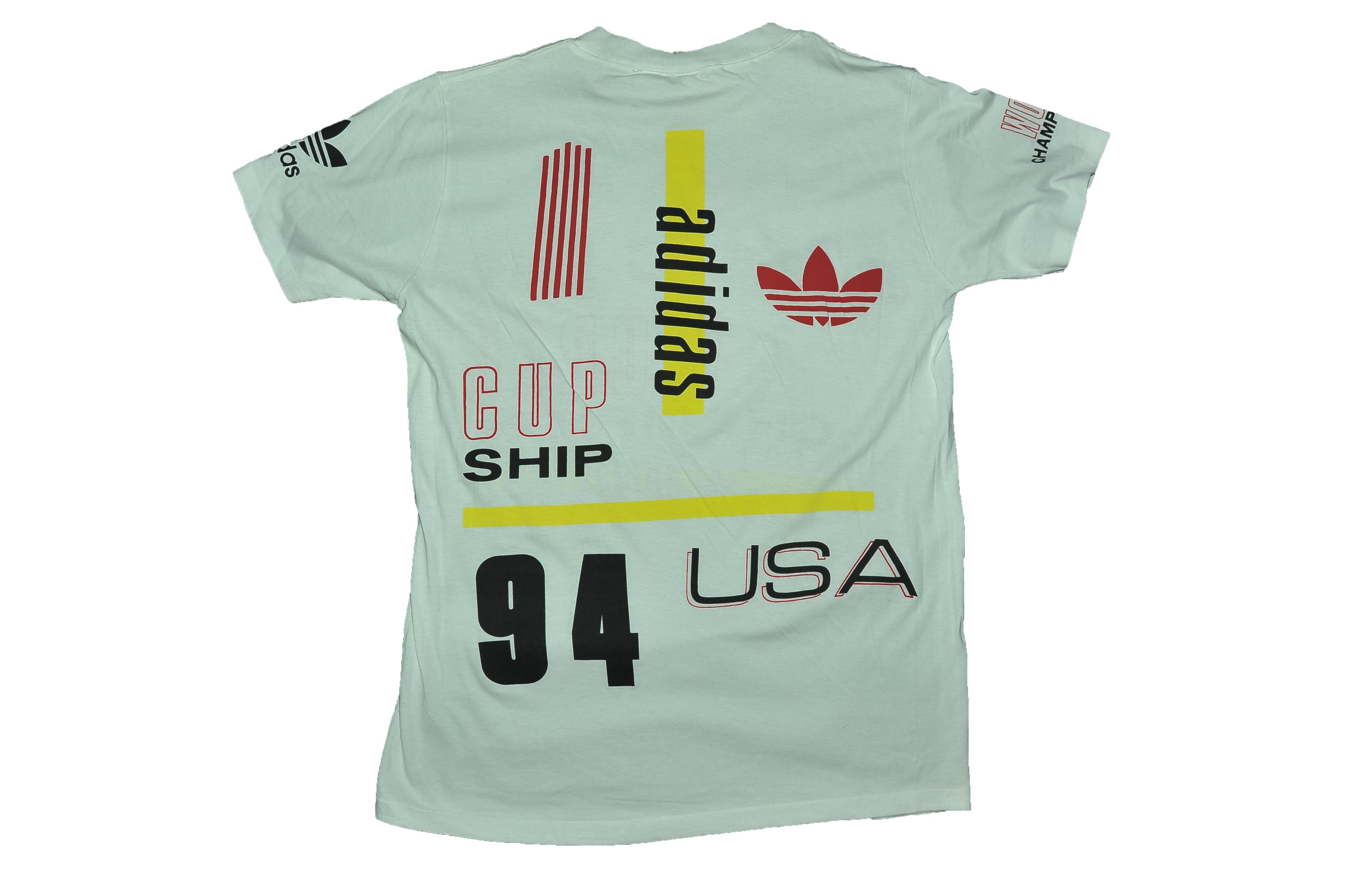 Adidas Vintage 90s 1994 Adidas USA Soccer T-shirt Size US M / EU 48-50 / 2 - 2 Thumbnail