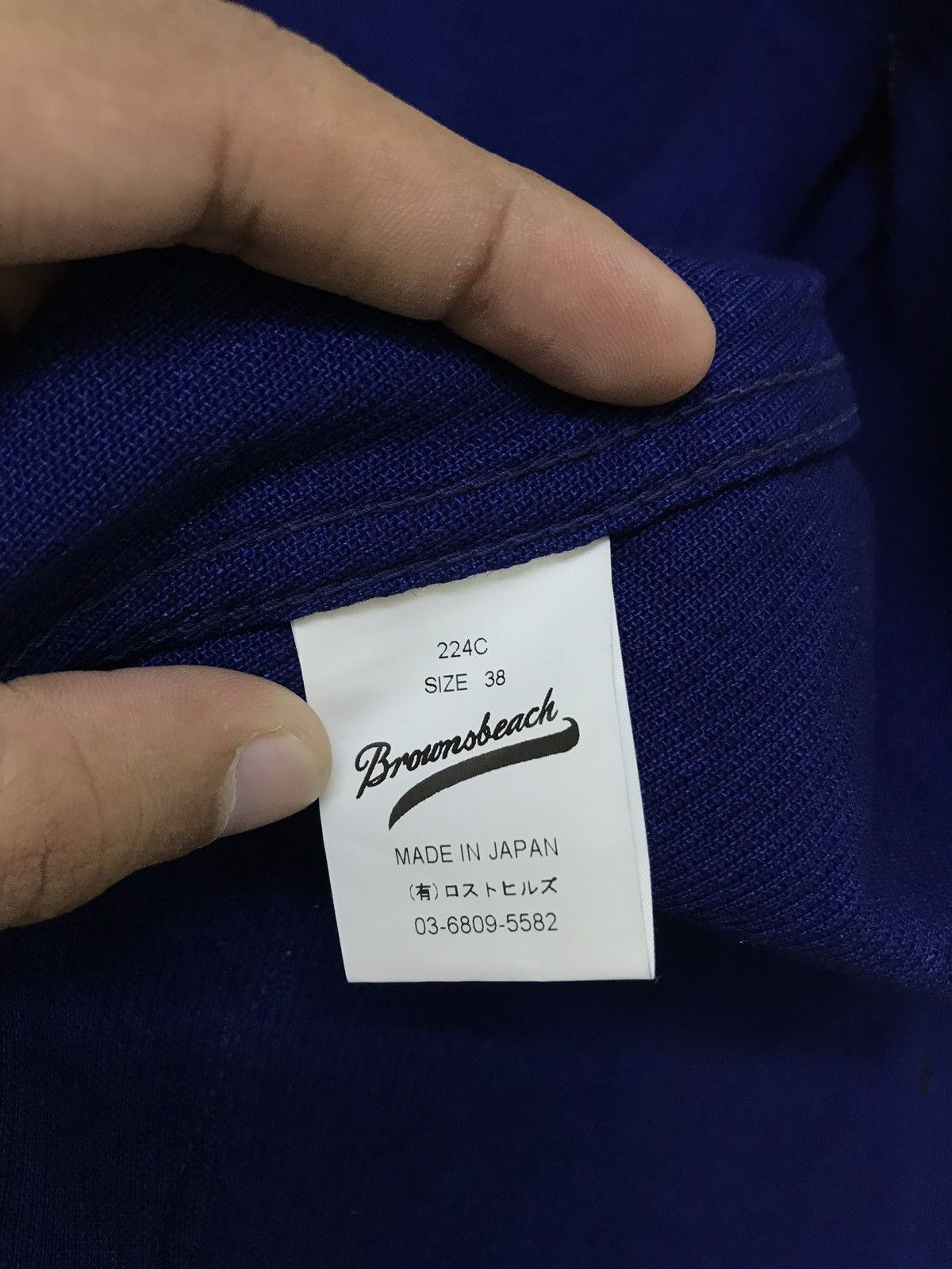 Brown's Beach Jacket 🐐Rare Indigo Blue Iconic Brown’s Beach Jacket Workwear Size US M / EU 48-50 / 2 - 9 Thumbnail