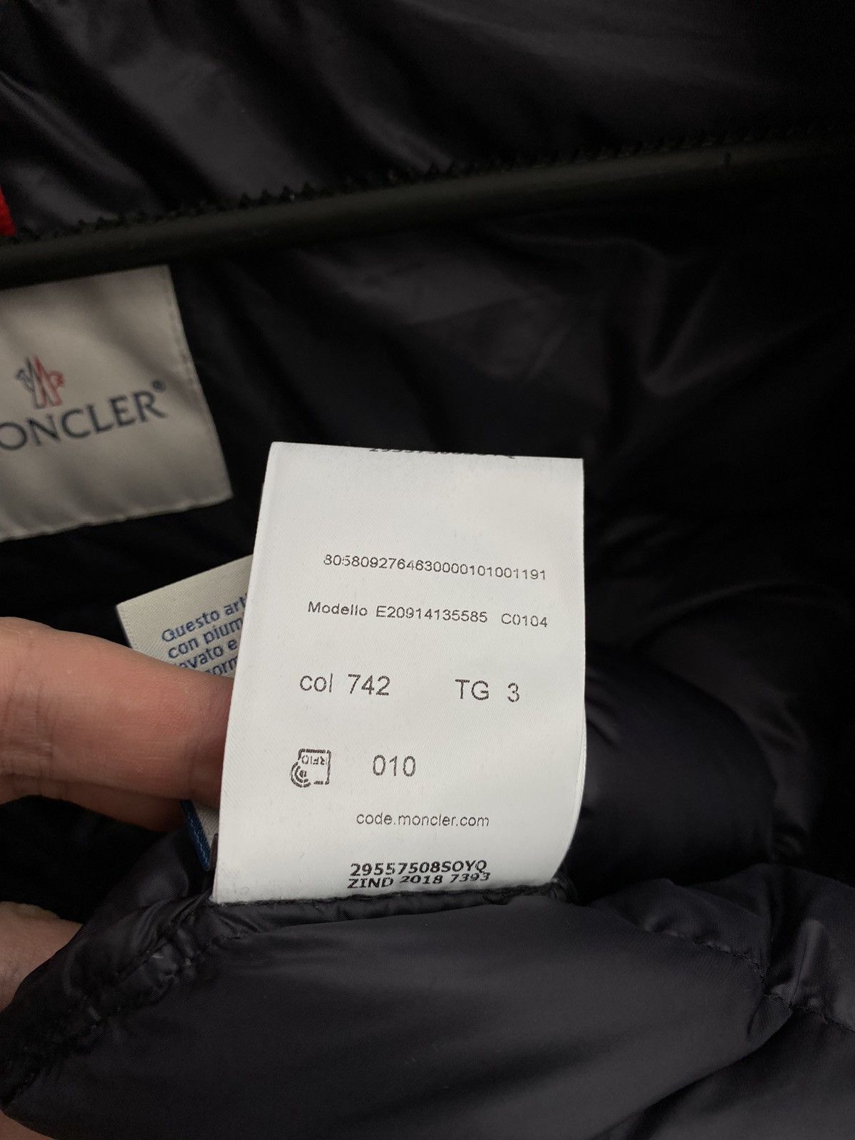 Moncler Moncler Navy William Puffer Coat / Jacket Size US L / EU 52-54 / 3 - 8 Thumbnail