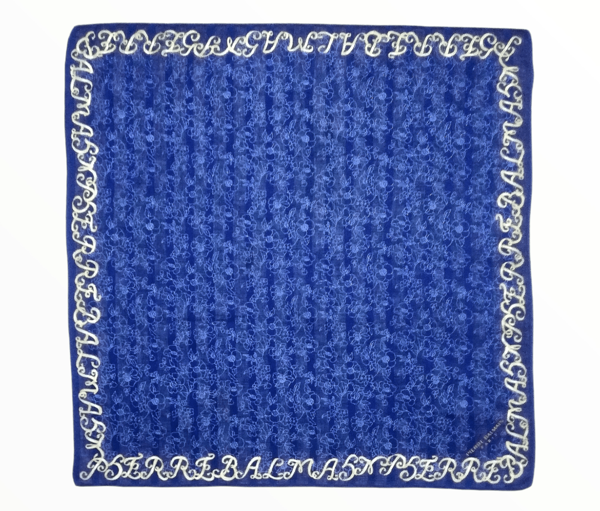 Pierre Balmain Piere Balmain Paris Full Printed Blue Colour Luxury Size ONE SIZE - 7 Thumbnail