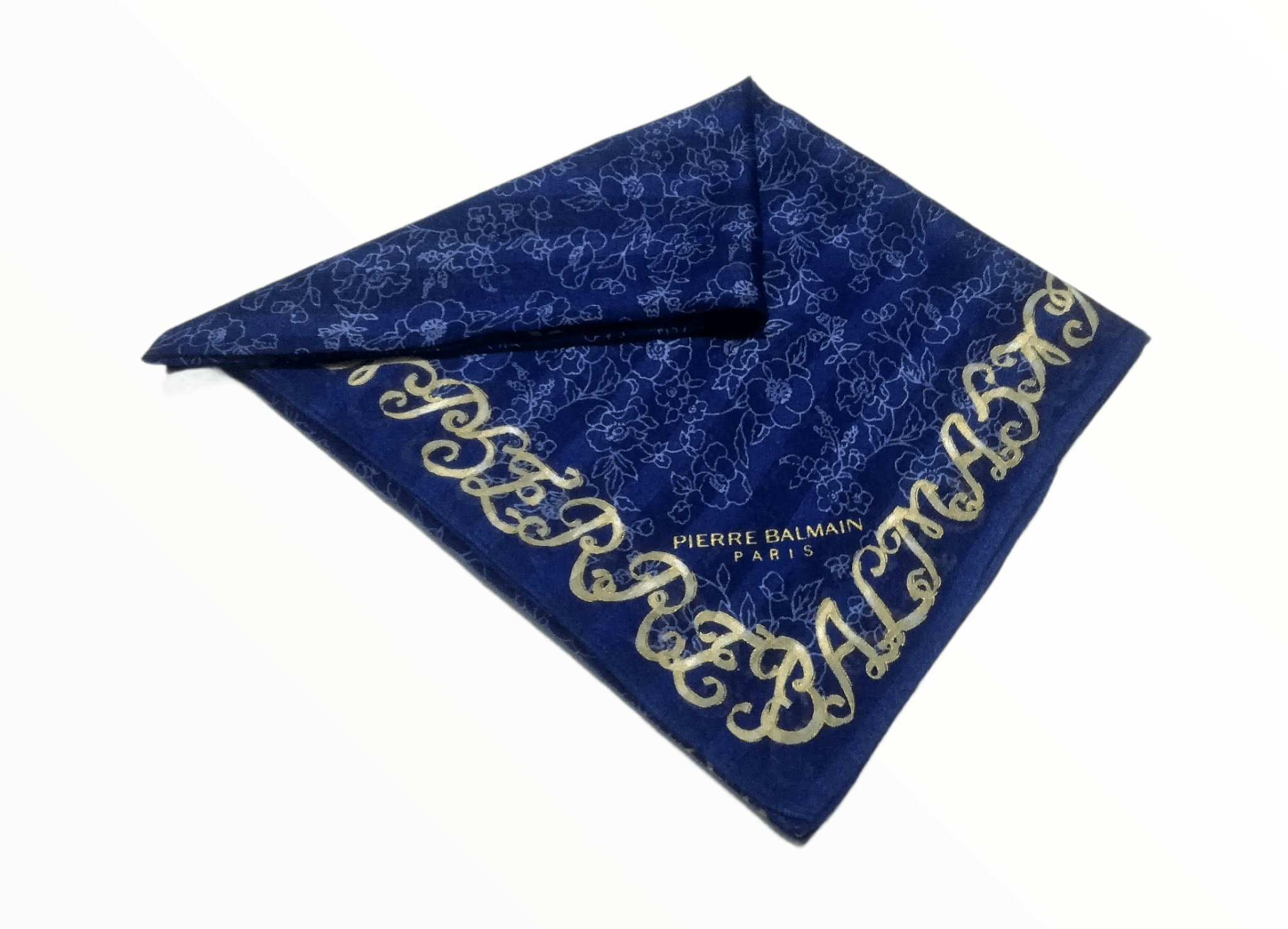 Pierre Balmain Piere Balmain Paris Full Printed Blue Colour Luxury Size ONE SIZE - 3 Thumbnail