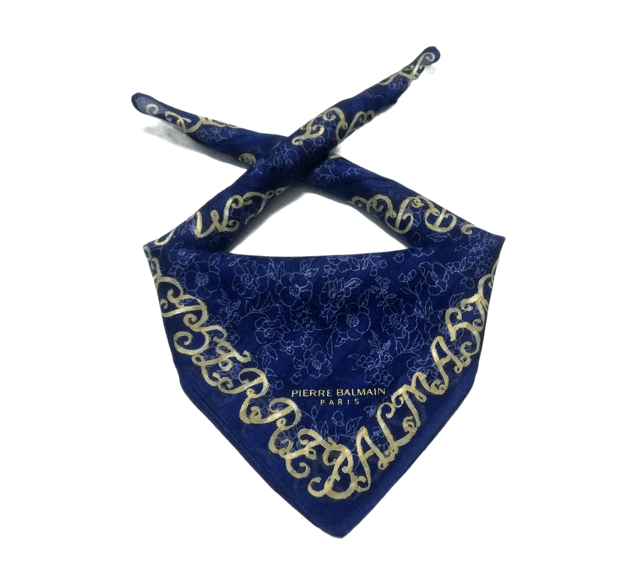 Pierre Balmain Piere Balmain Paris Full Printed Blue Colour Luxury Size ONE SIZE - 1 Thumbnail