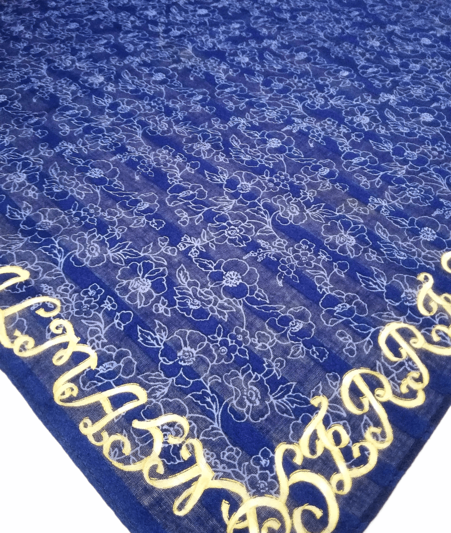 Pierre Balmain Piere Balmain Paris Full Printed Blue Colour Luxury Size ONE SIZE - 4 Thumbnail